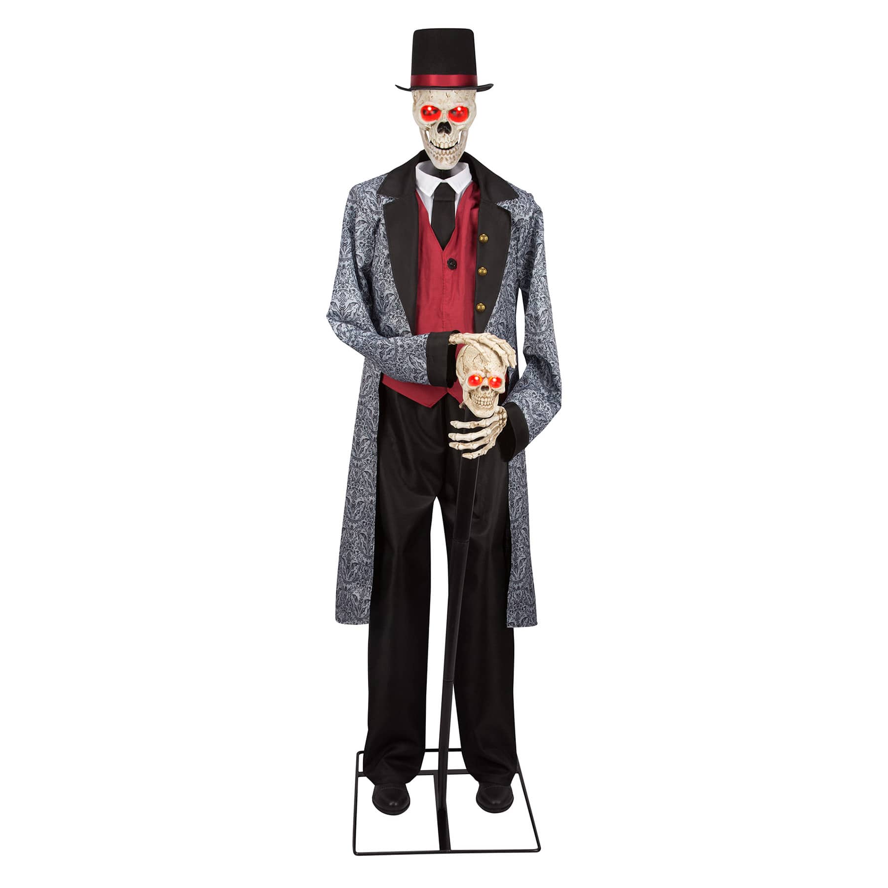 Dapper Skeleton Animatronic, 6.5'