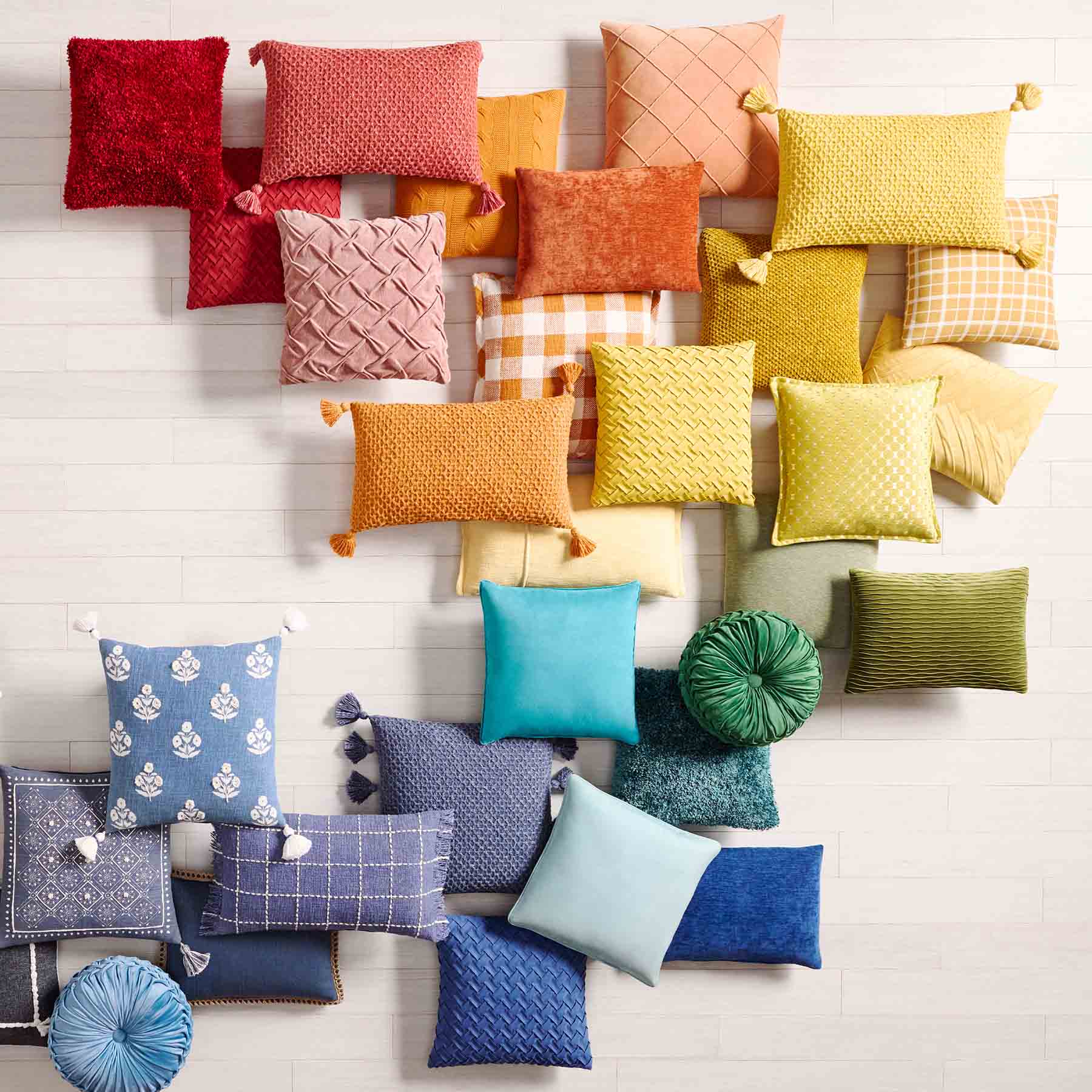 Reese Navy Chenille Throw Pillow, 14x20