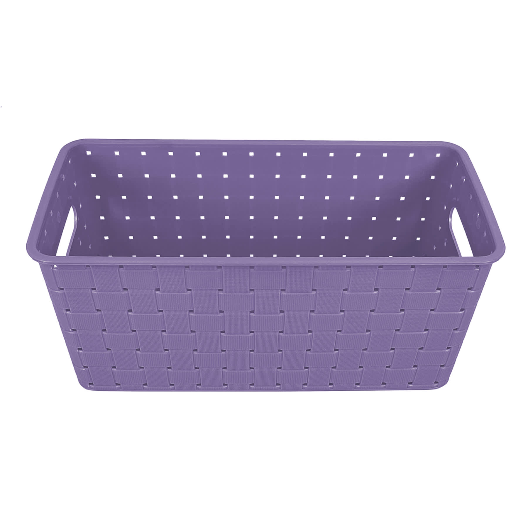 Tiny Dreamers Strap Design Weave Basket, Orchid Petal