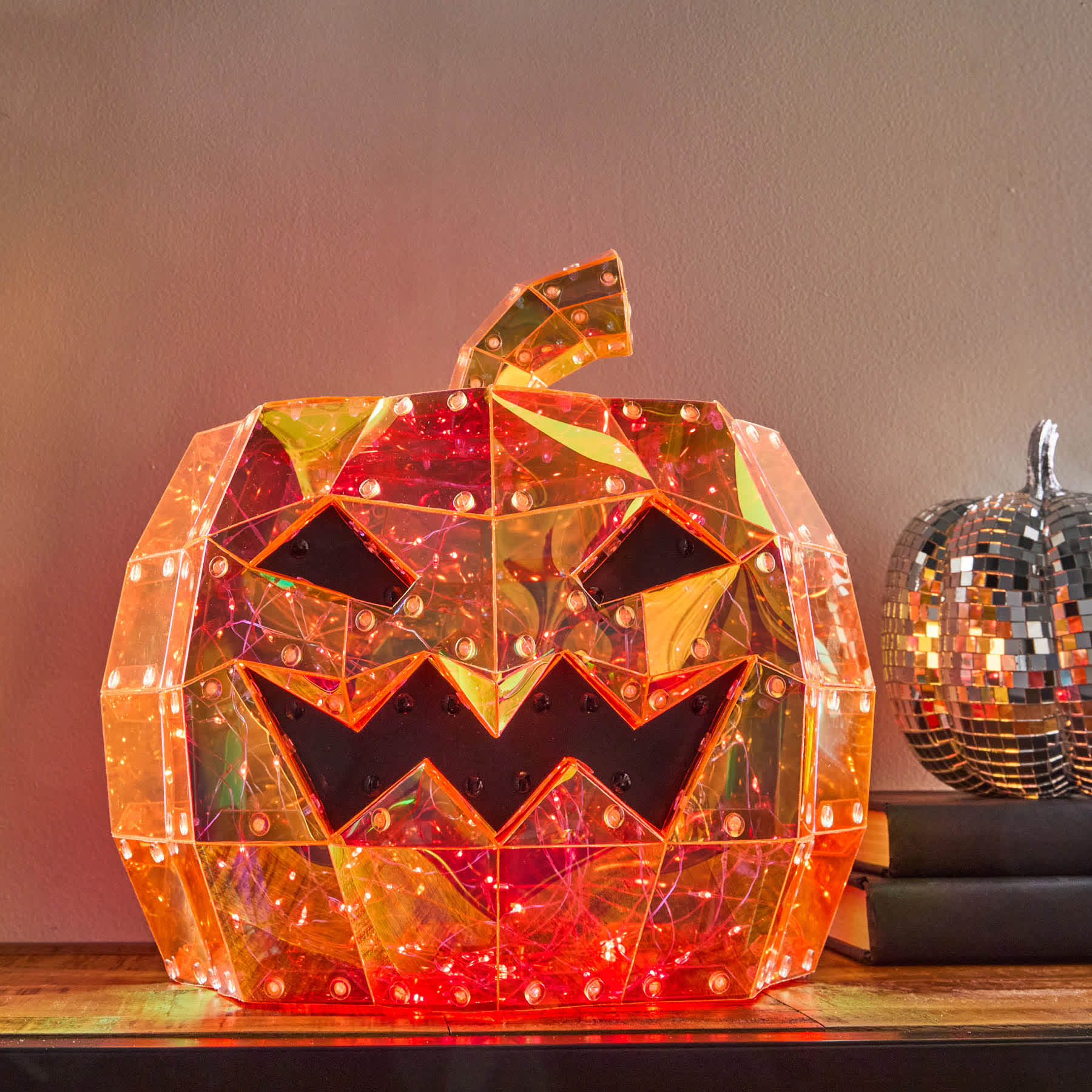 Hey Boo! 8-Function LED Pumpkin, Battery Box