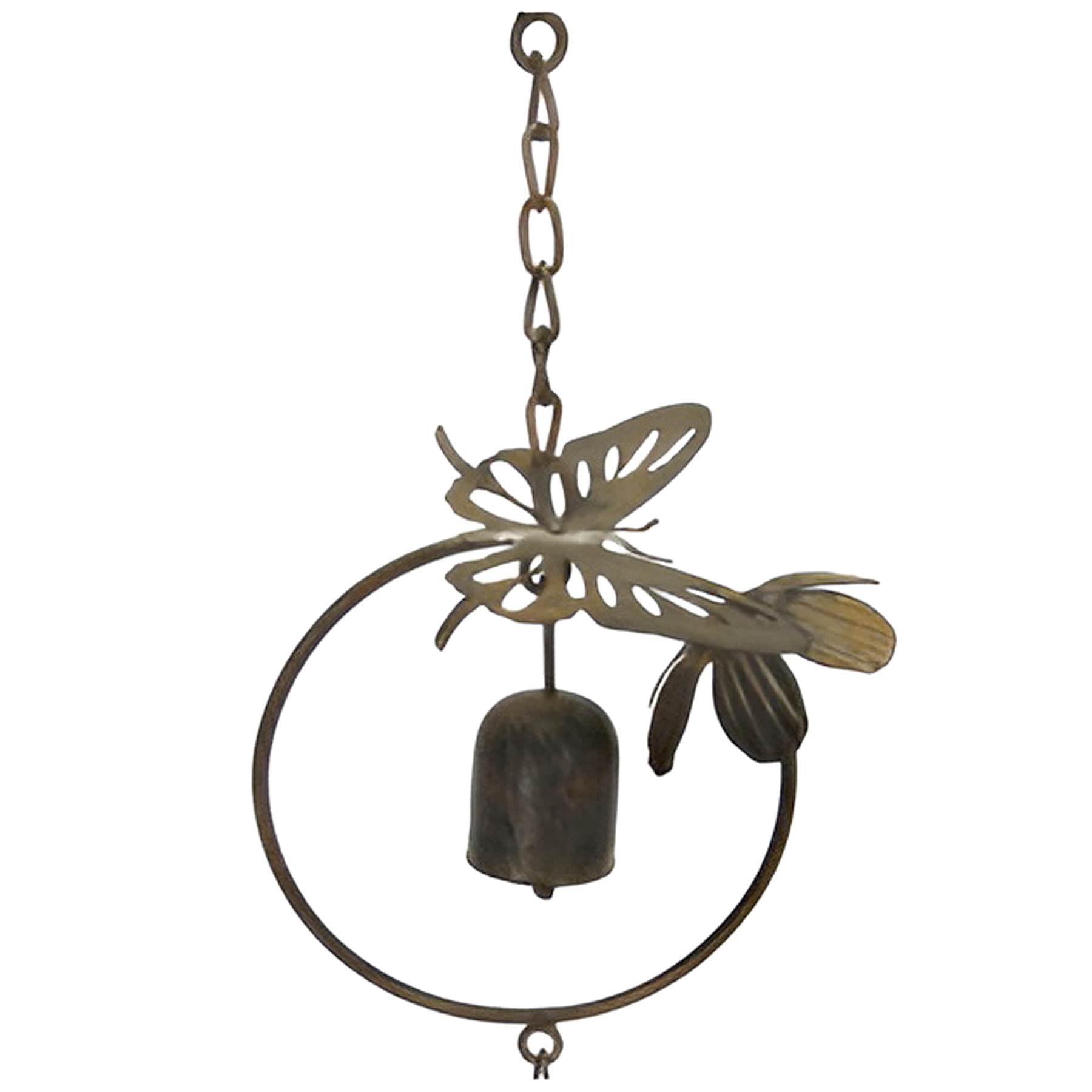 Butterflies & Bells Rain Chain, 60"