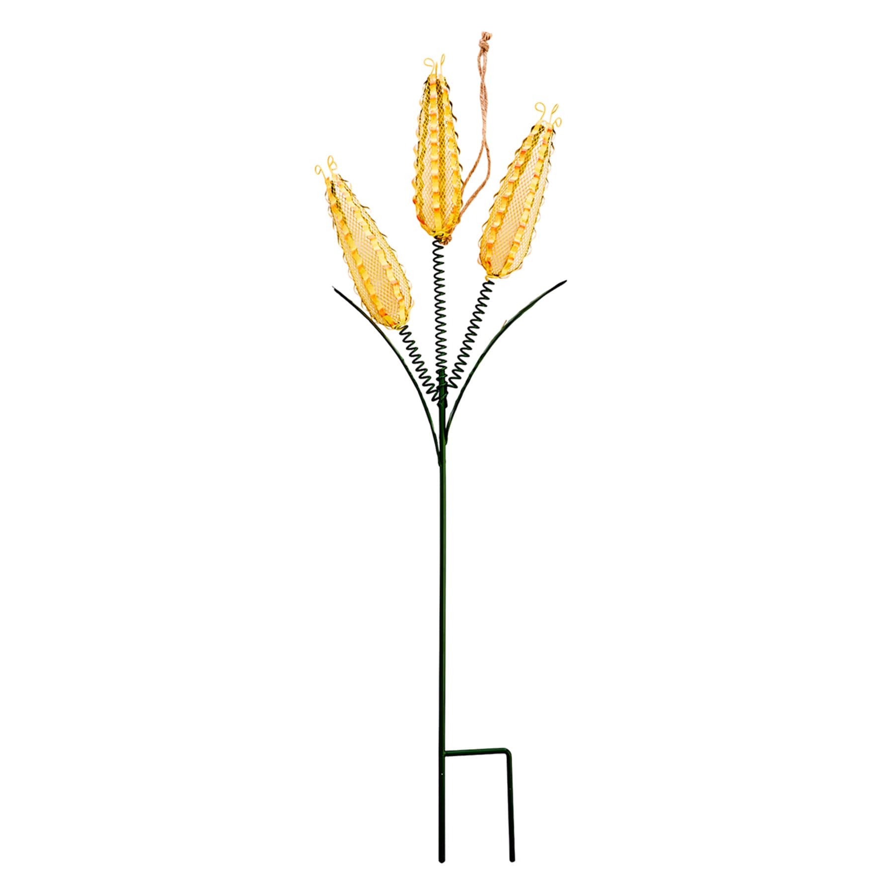 Homespun Harvest Three Corn Yard Stake, 30"