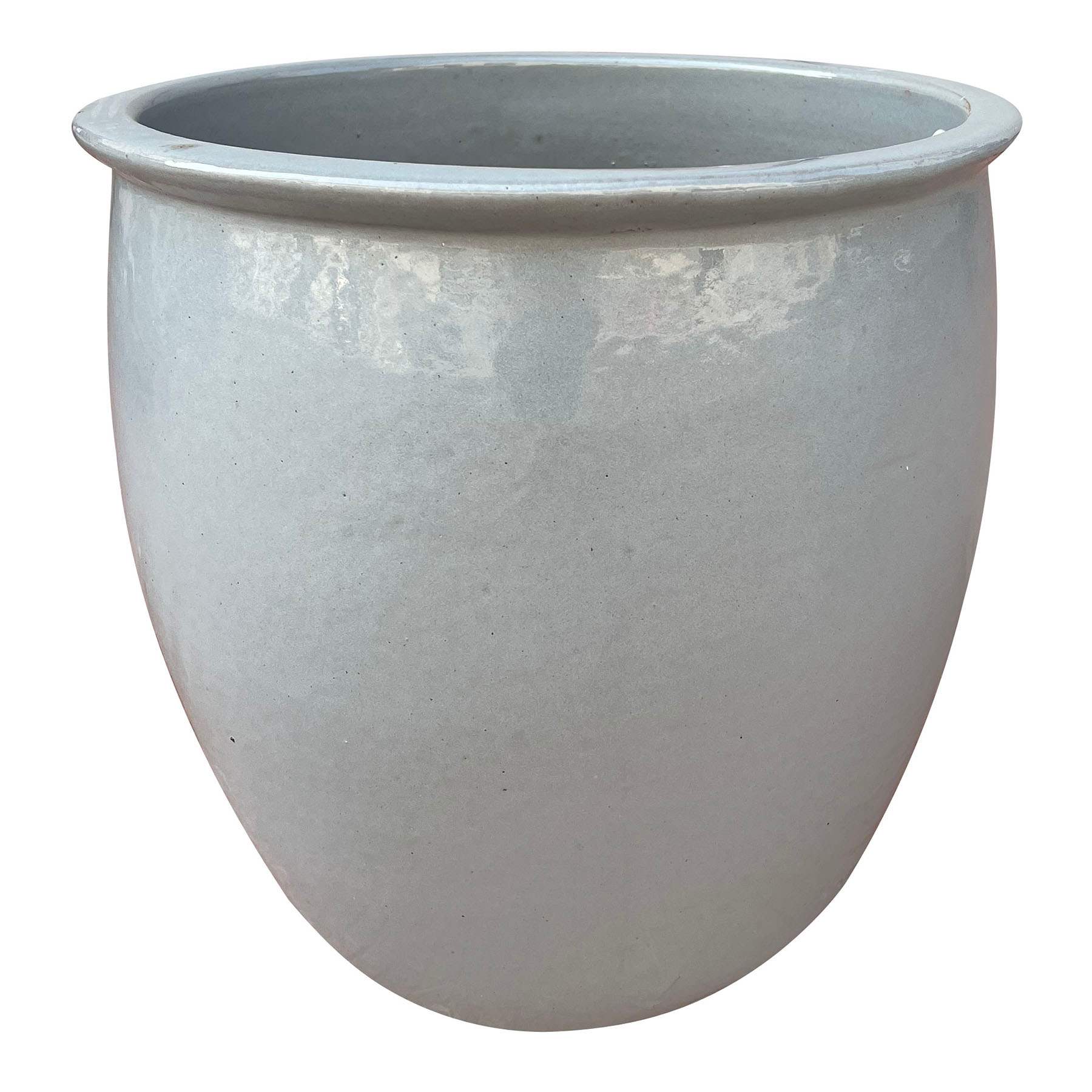 Havana Grey Ceramic Outdoor Planter, Large