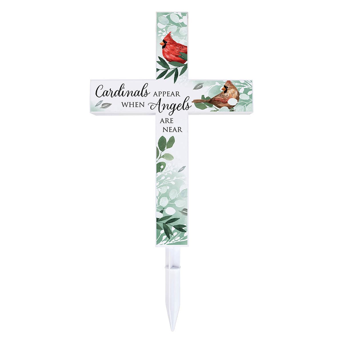 Cardinal Memorial Solar Yard Stake, 20"