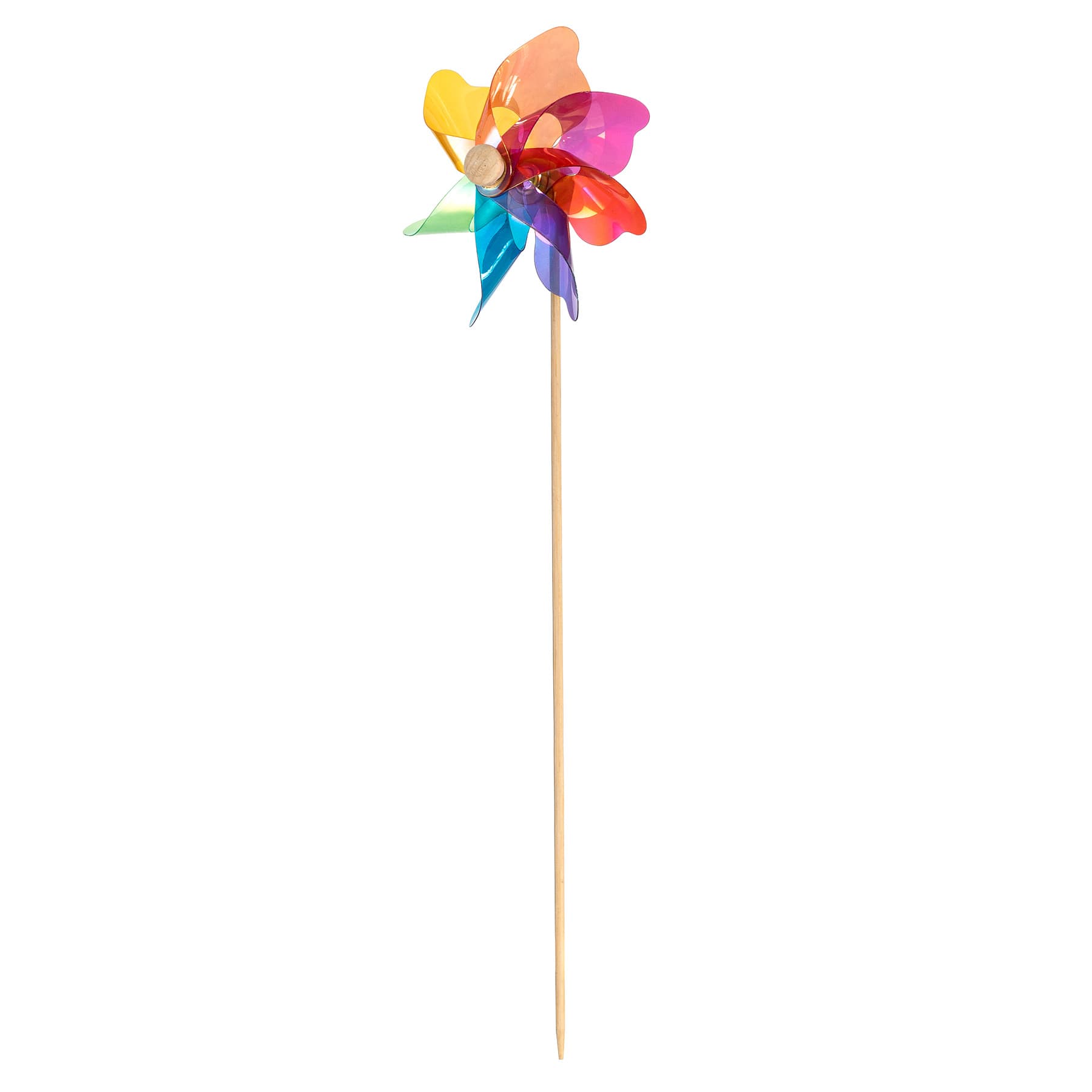 Sunny Club Iridescent Wooden Whirligig, 12"