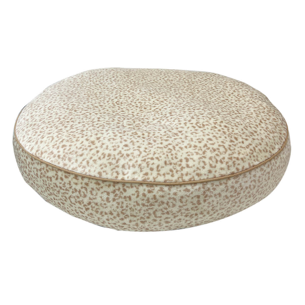 36x36 Round Leopard Print Bed