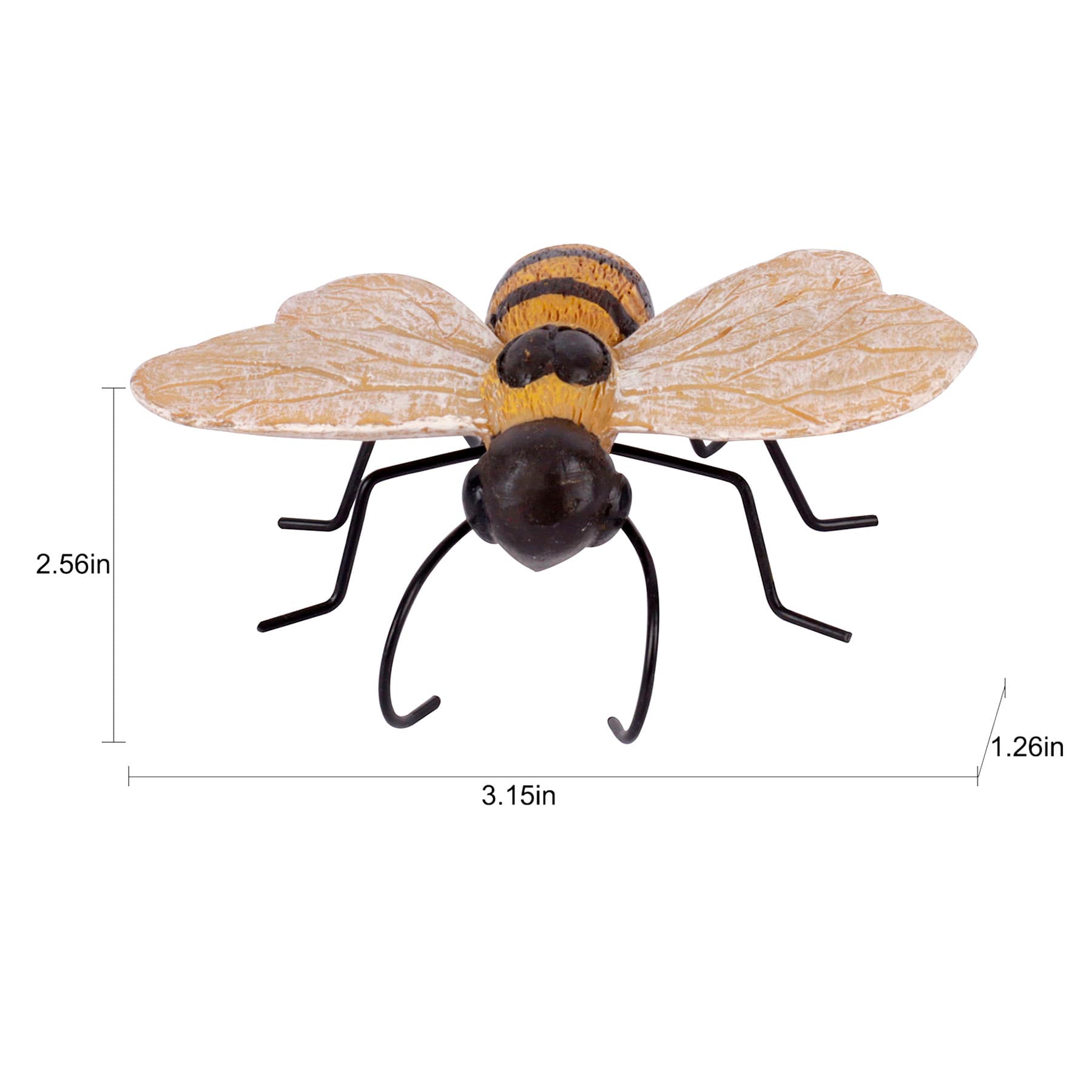 Honeybloom Honey Bee Decorative Planter Hanger, 3"