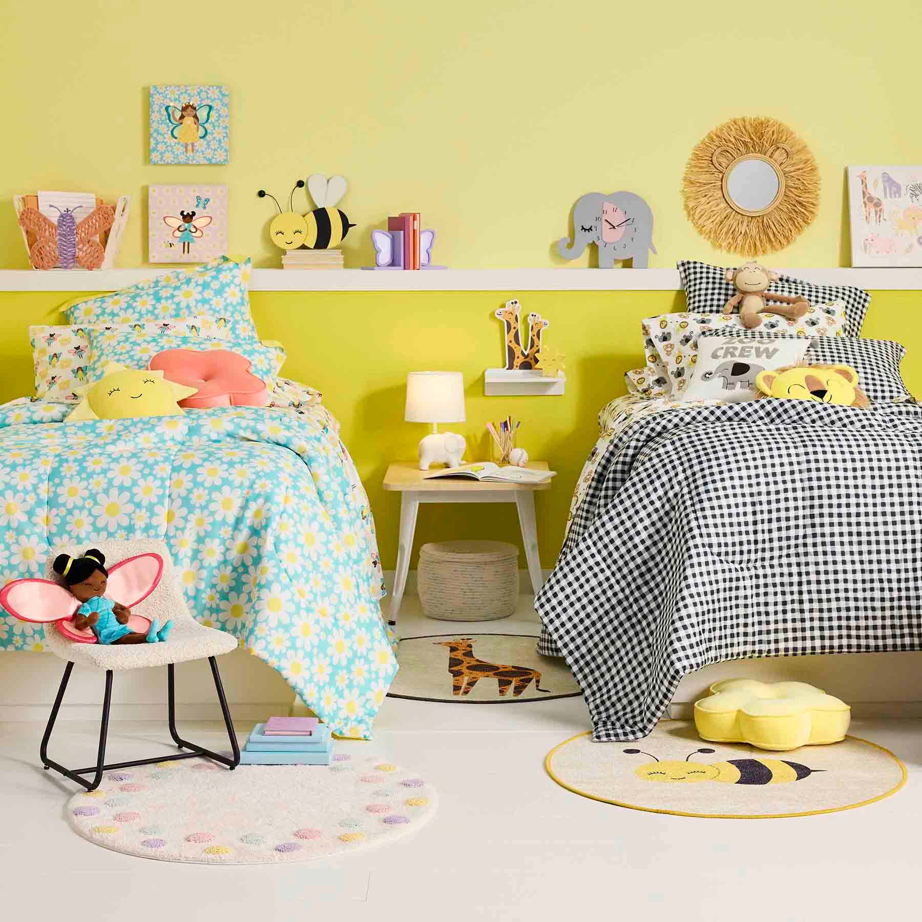Tiny Dreamers 4-Piece Fairy Garden Sheet Set, Full