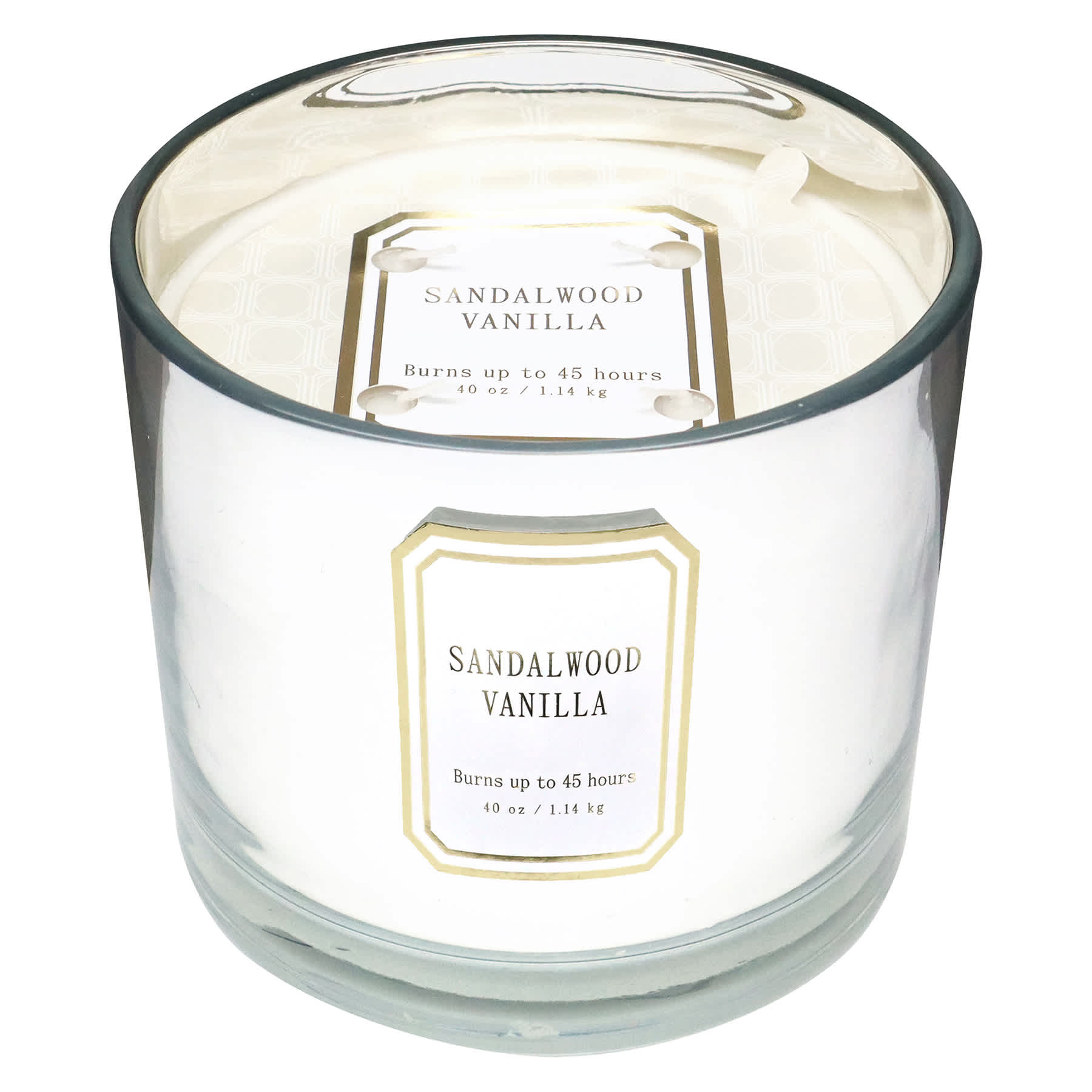 Providence Sandalwood Vanilla Scented Jar Candle, 40oz