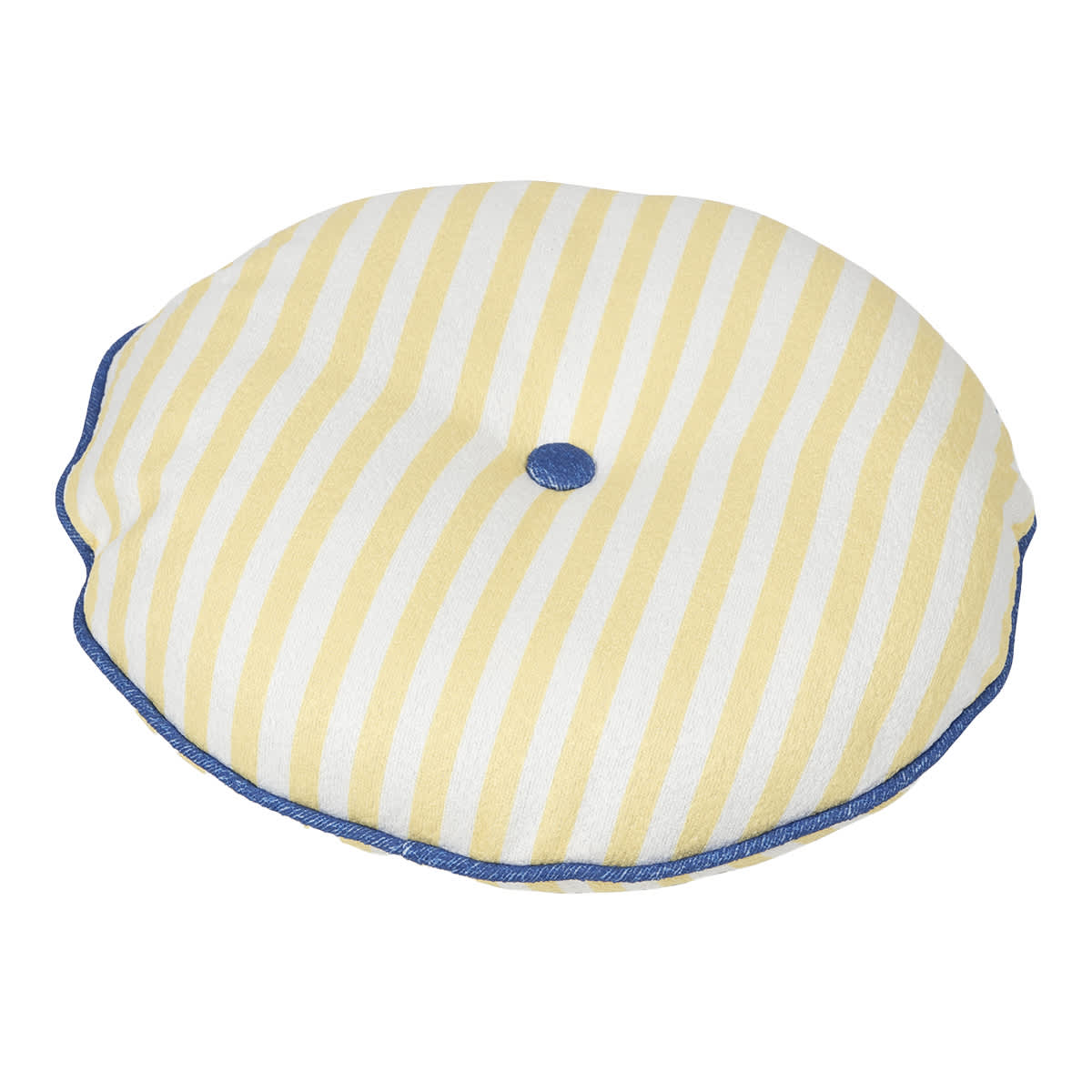 Sunny Club Round Stripe Outdoor Throw Pillow, 16"
