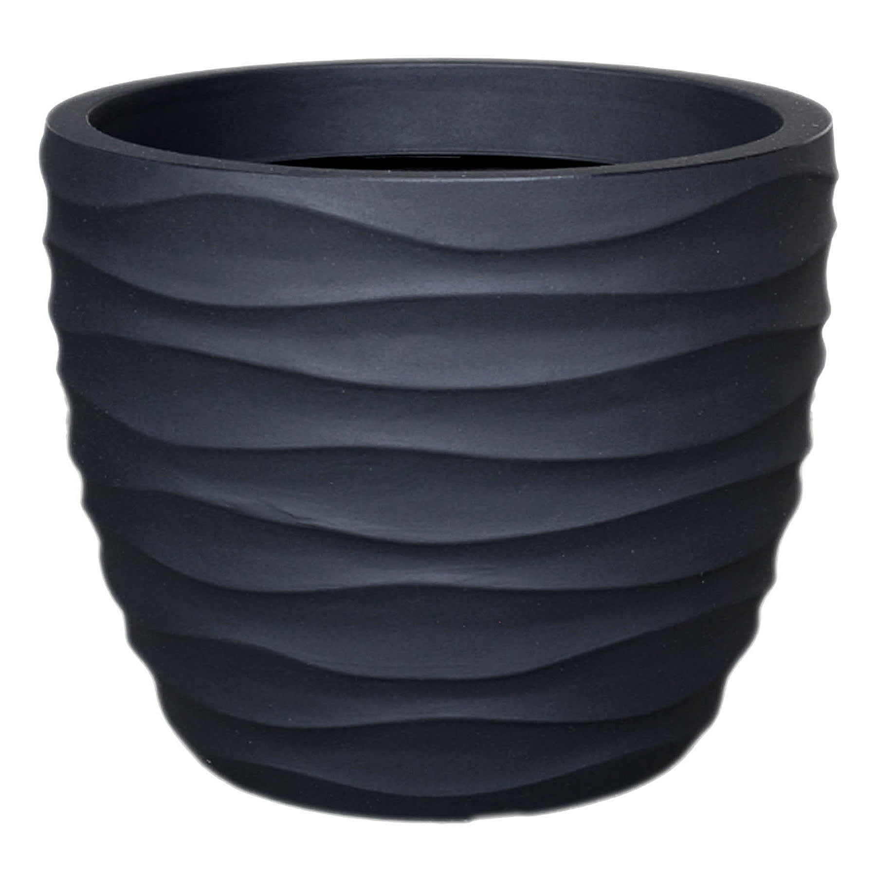 Japi Cliff Lead Round Outdoor Planter, Small