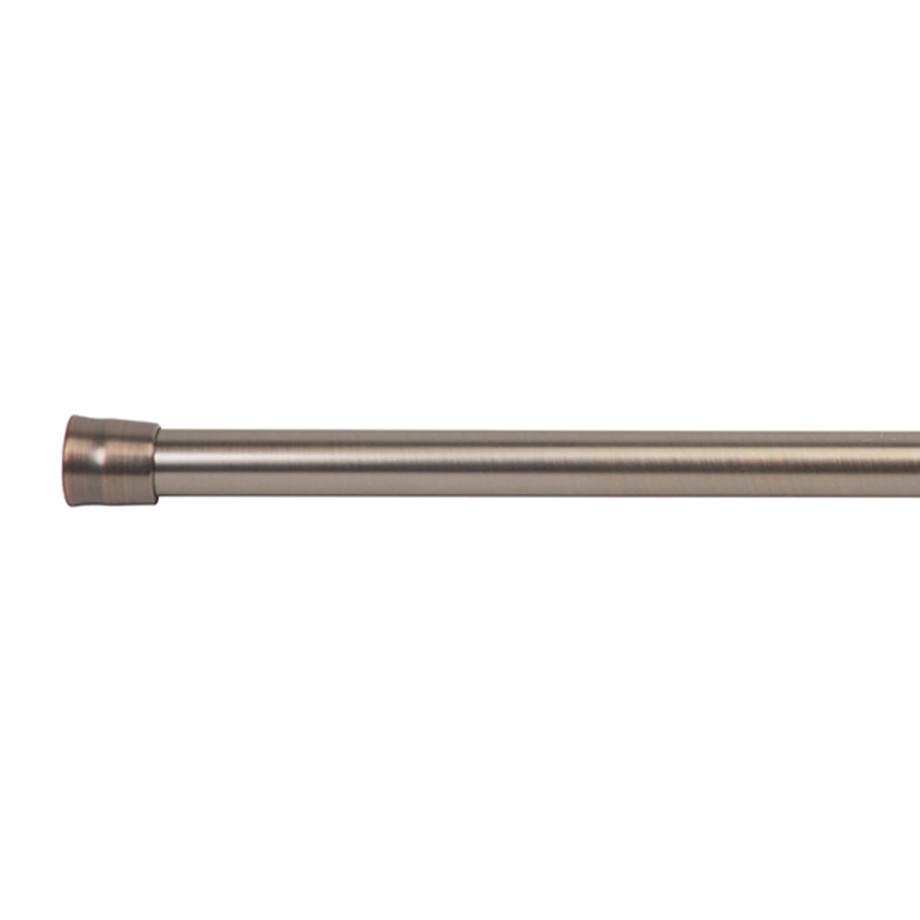 Bronze Metal Shower Tension Rod, 41-46"