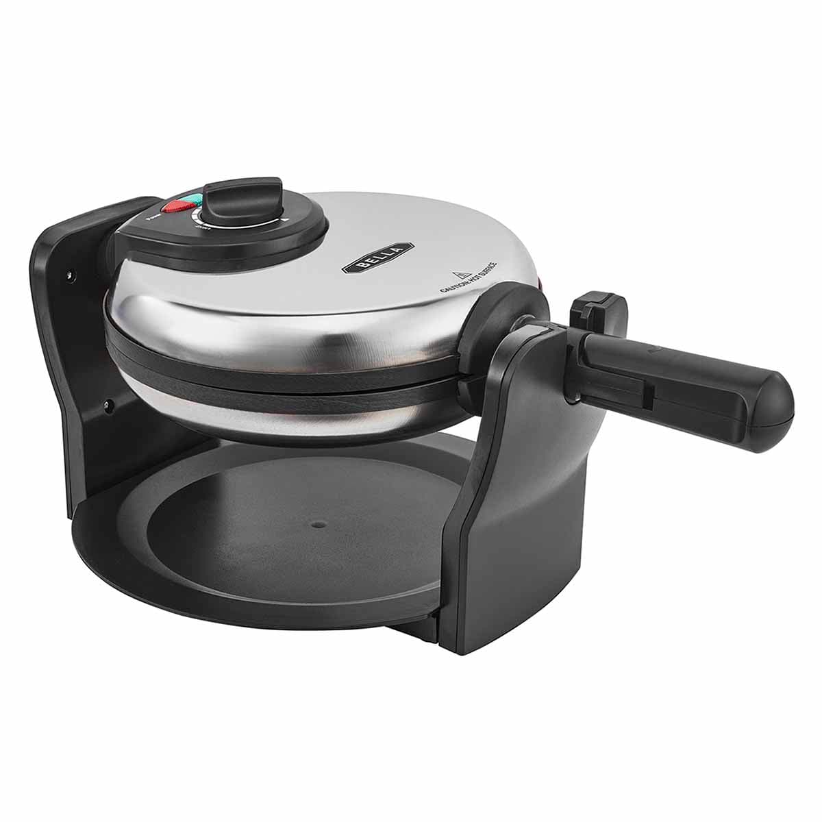 Bella Rotating Non-Stick Waffle Maker, Stainless Steel