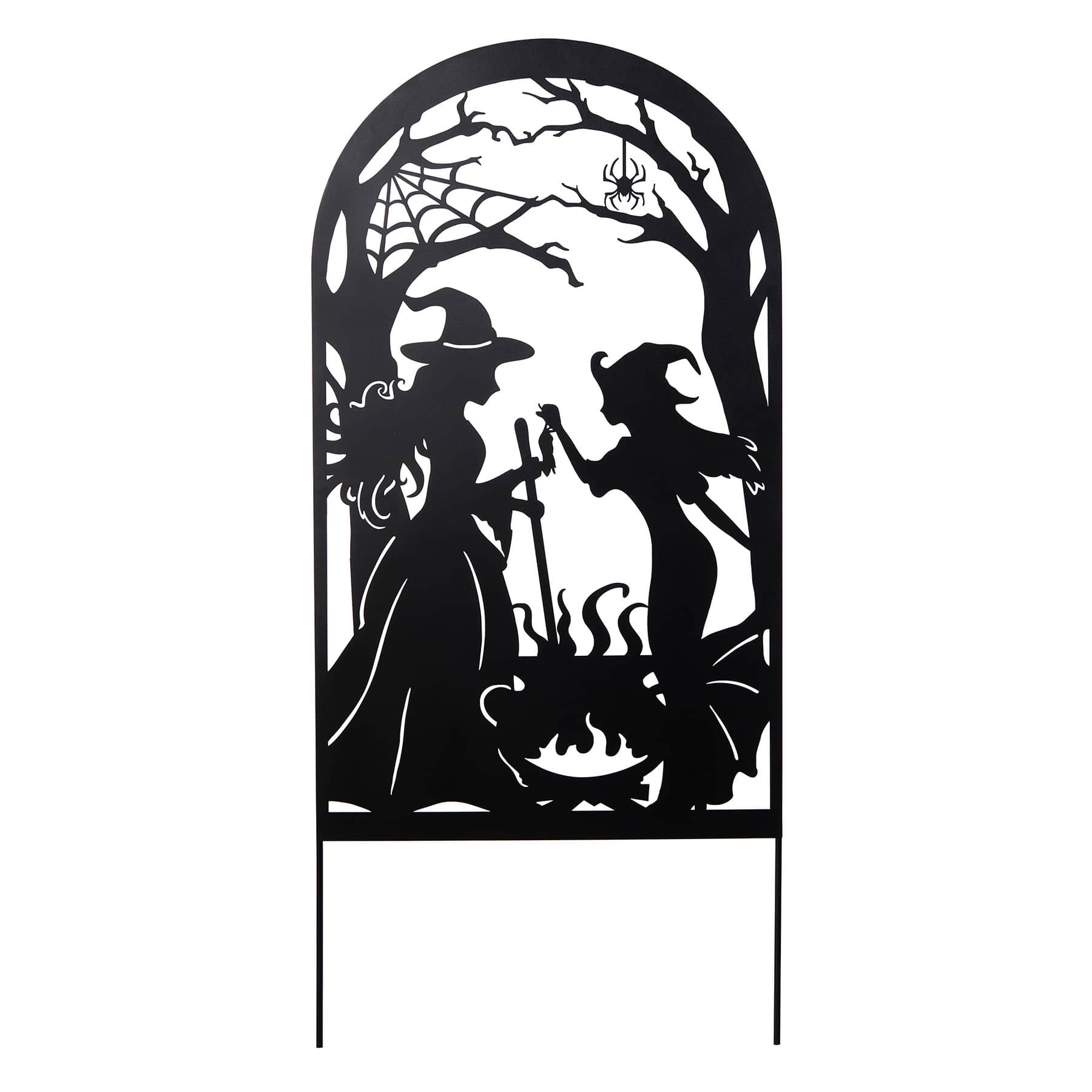 Spellbound Witchy Trellis Yardstake, 48"