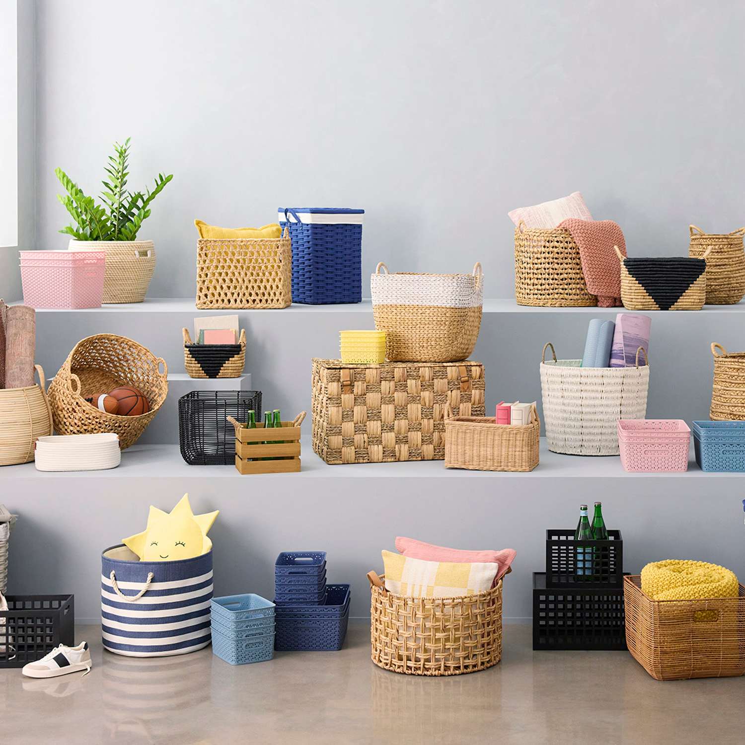 Seagrass Storage Basket, Medium