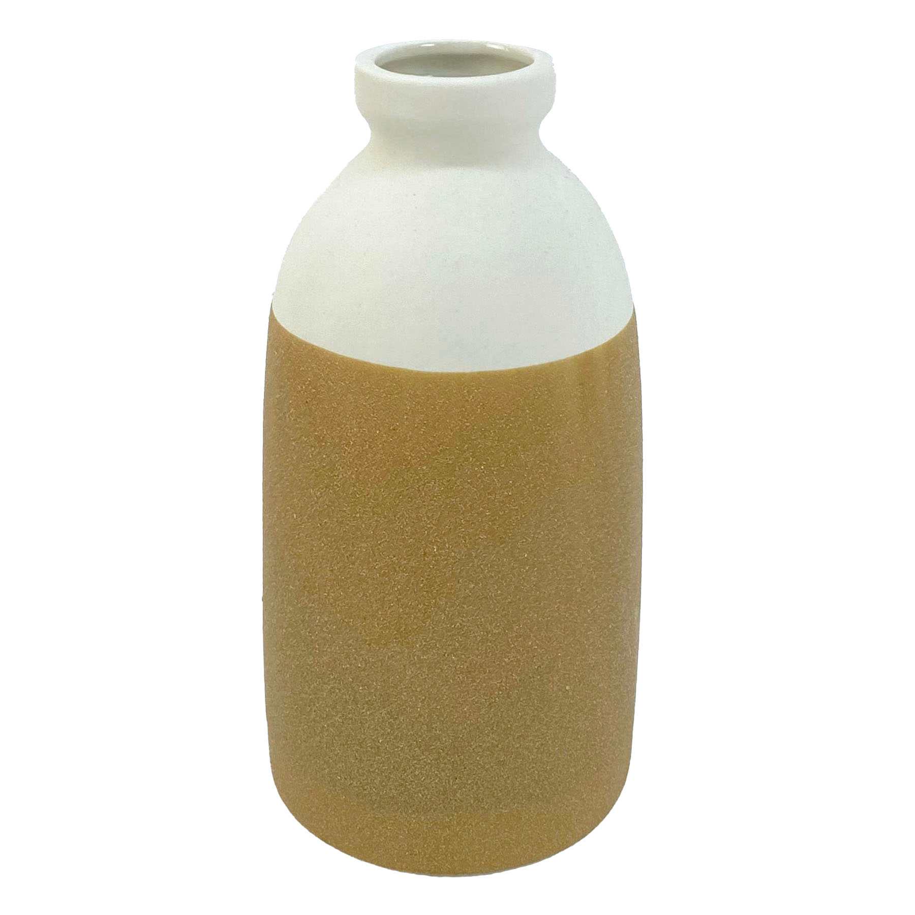 Honeybloom White Terracotta Vase, 7"