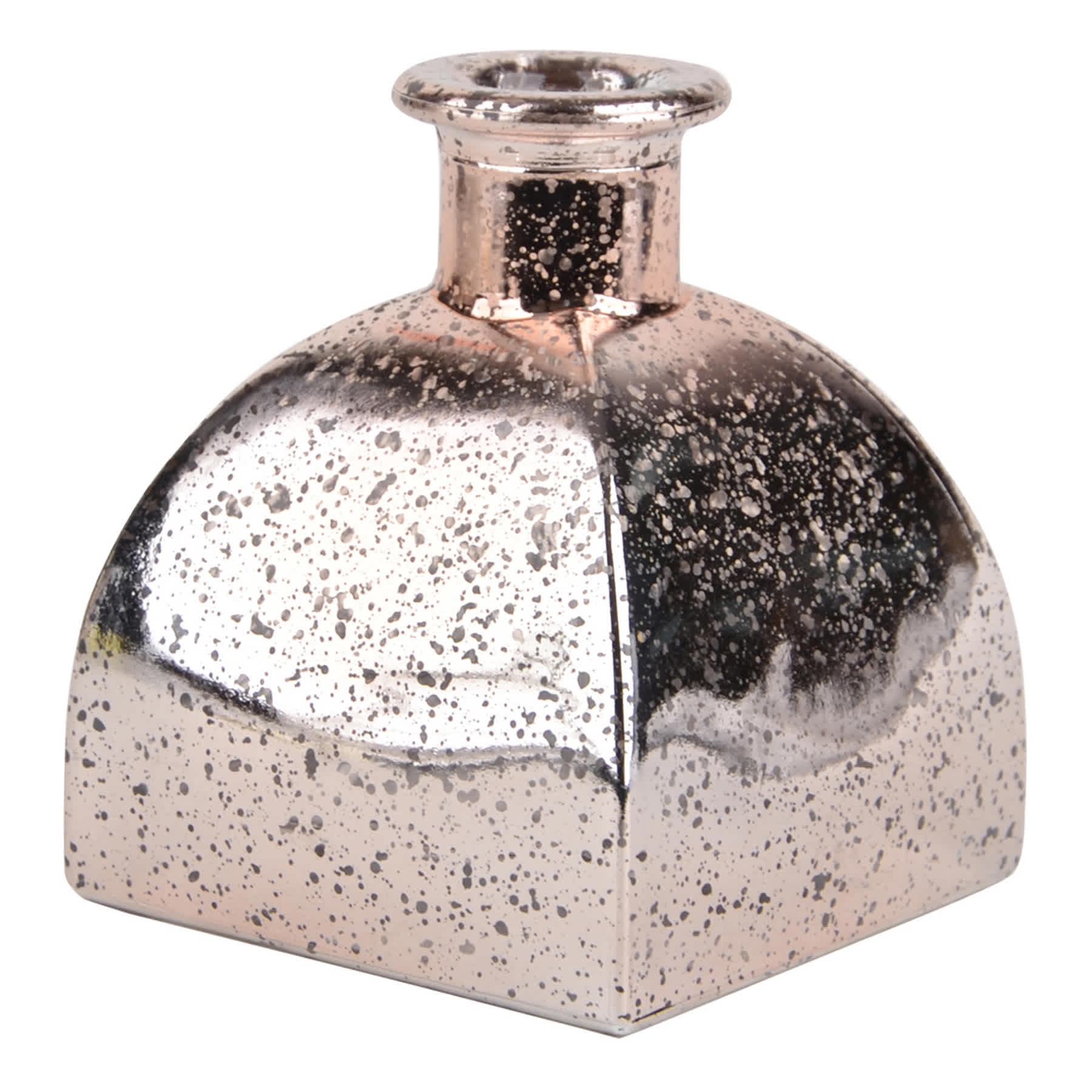 Pink Mercury Glass Bud Vase, 4"