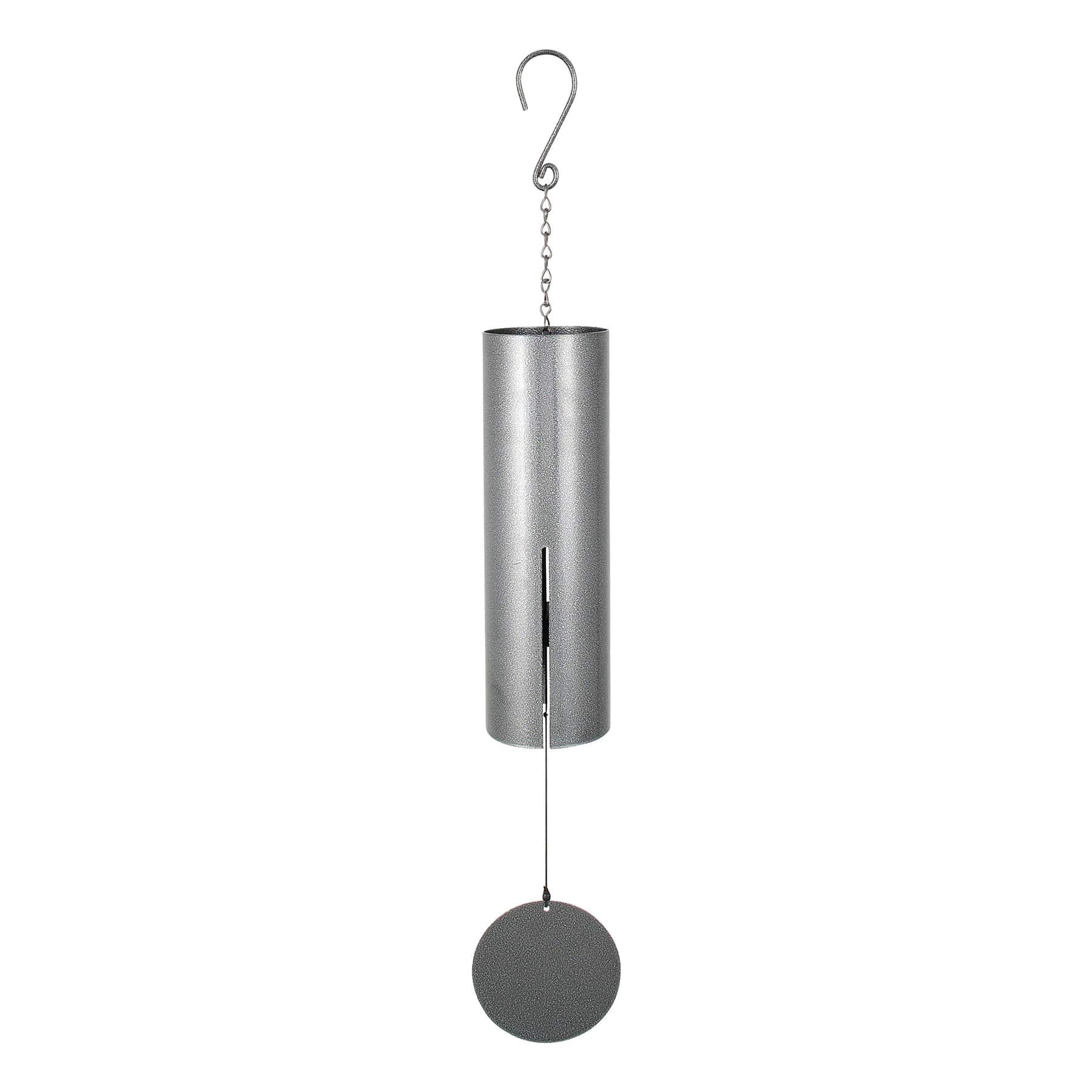Pewter Cylinder Wind Chime, 36"
