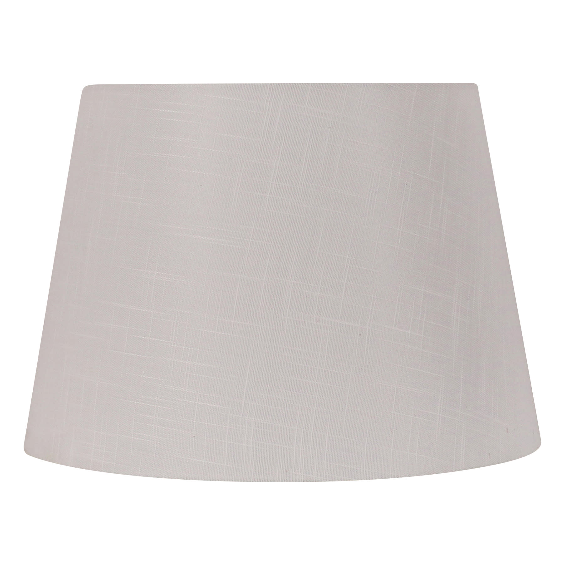 Off-White Tapered Drum Large Table Lamp Shade, 13x17x12