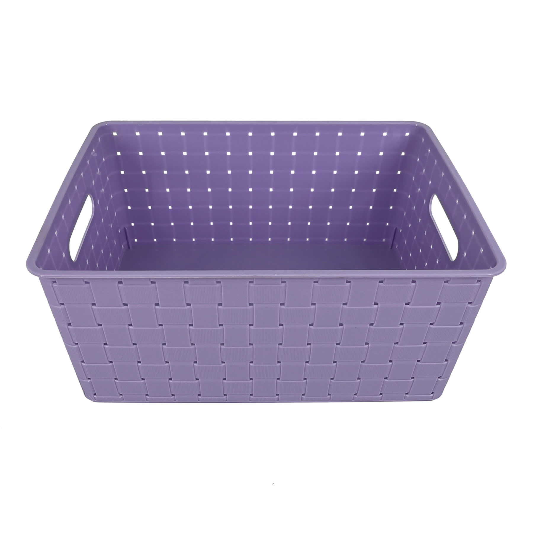 Tiny Dreamers Strap Design Weave Basket, Orchid Petal