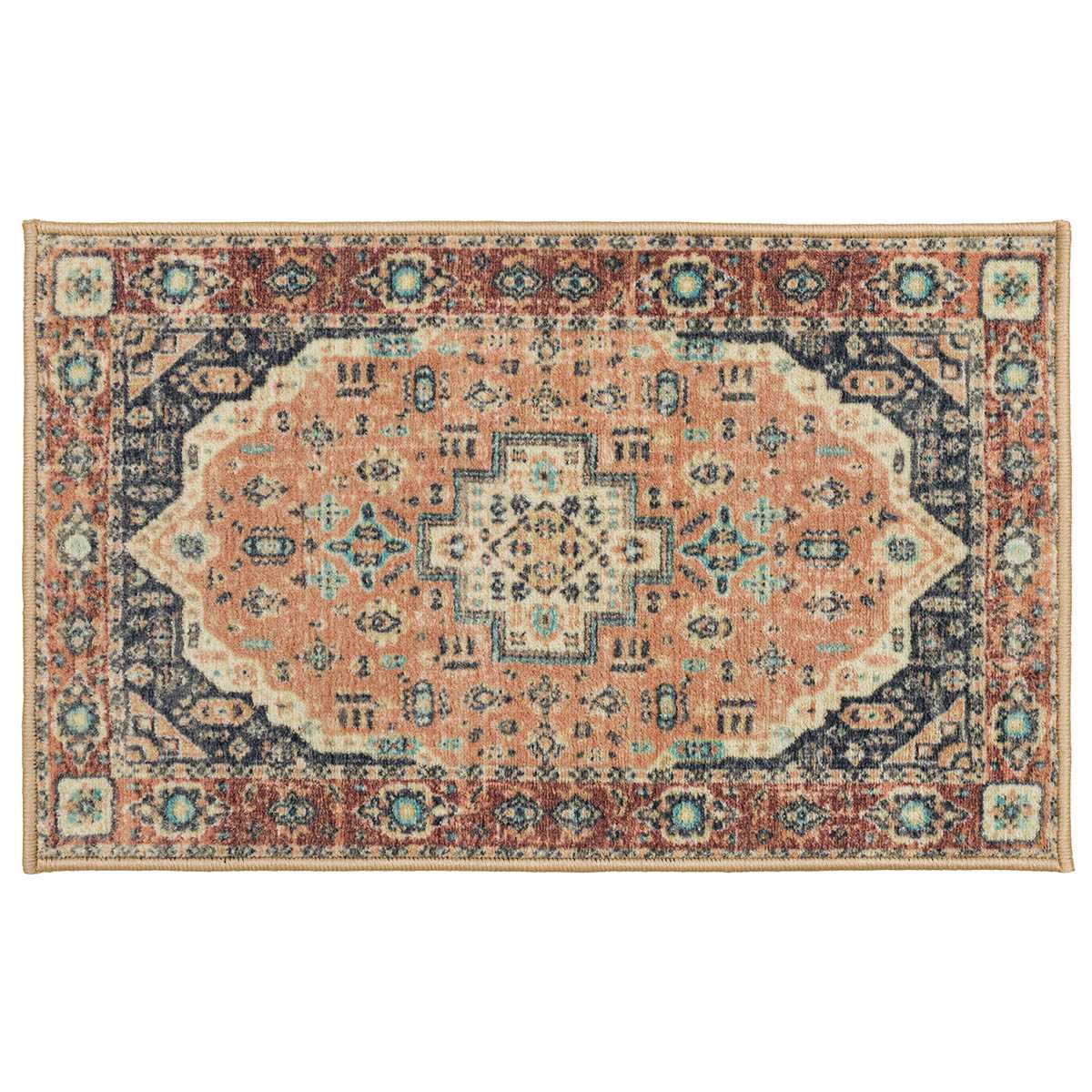 Ikarus Neutral Medallion Accent Rug, 20x32