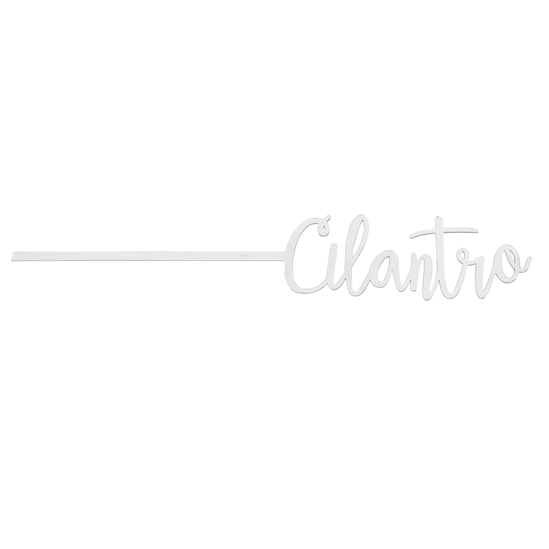 Honeybloom Cilantro Metal Herb Marker, 10"