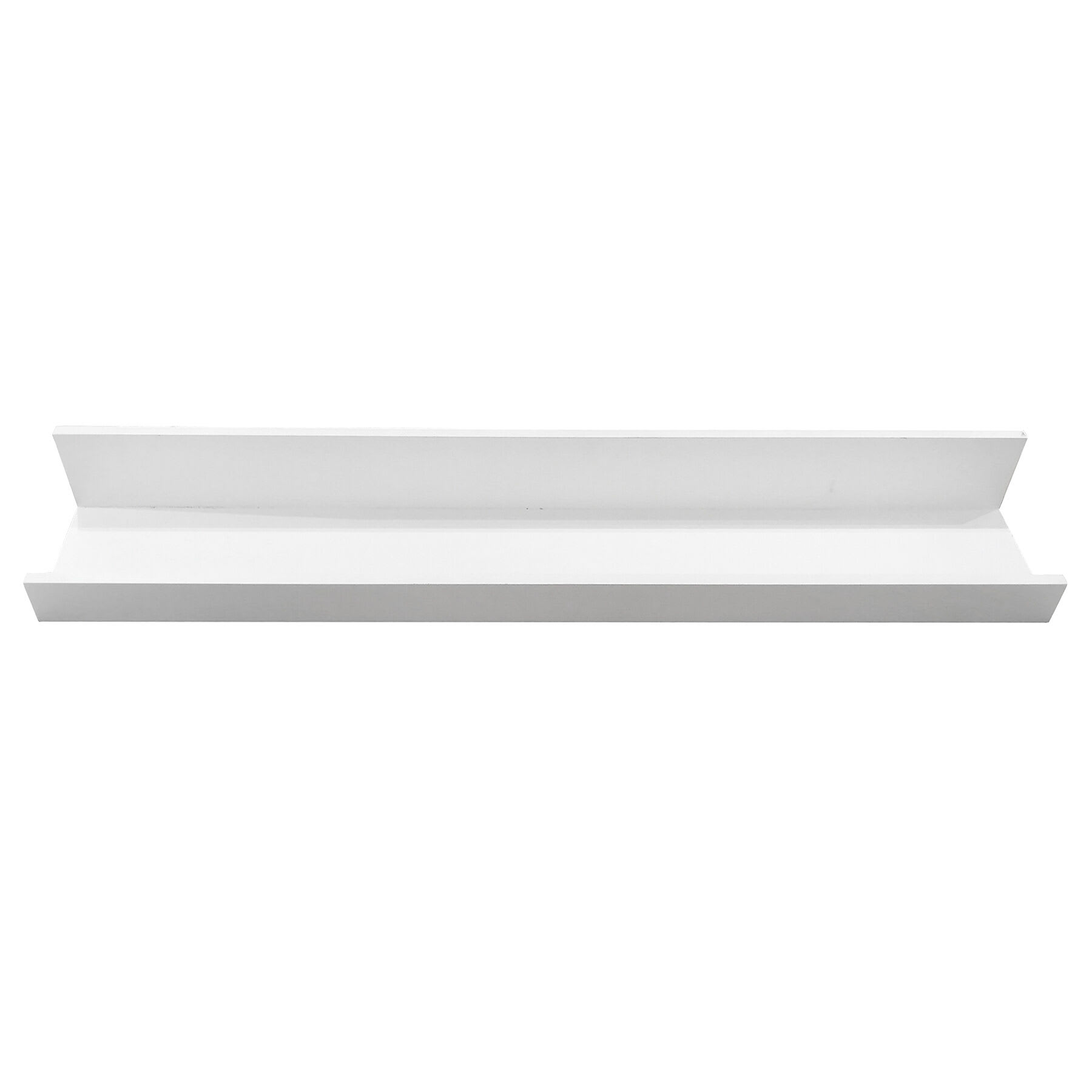 White Wooden Photo Wall Ledge, 36"