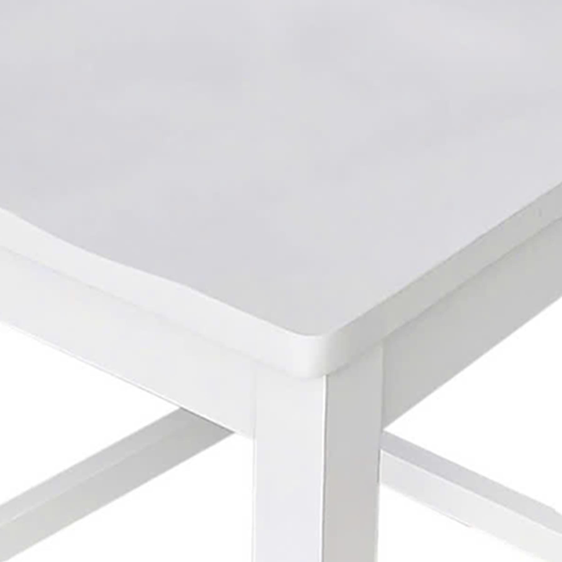 Lara Wooden Counter Stool, White