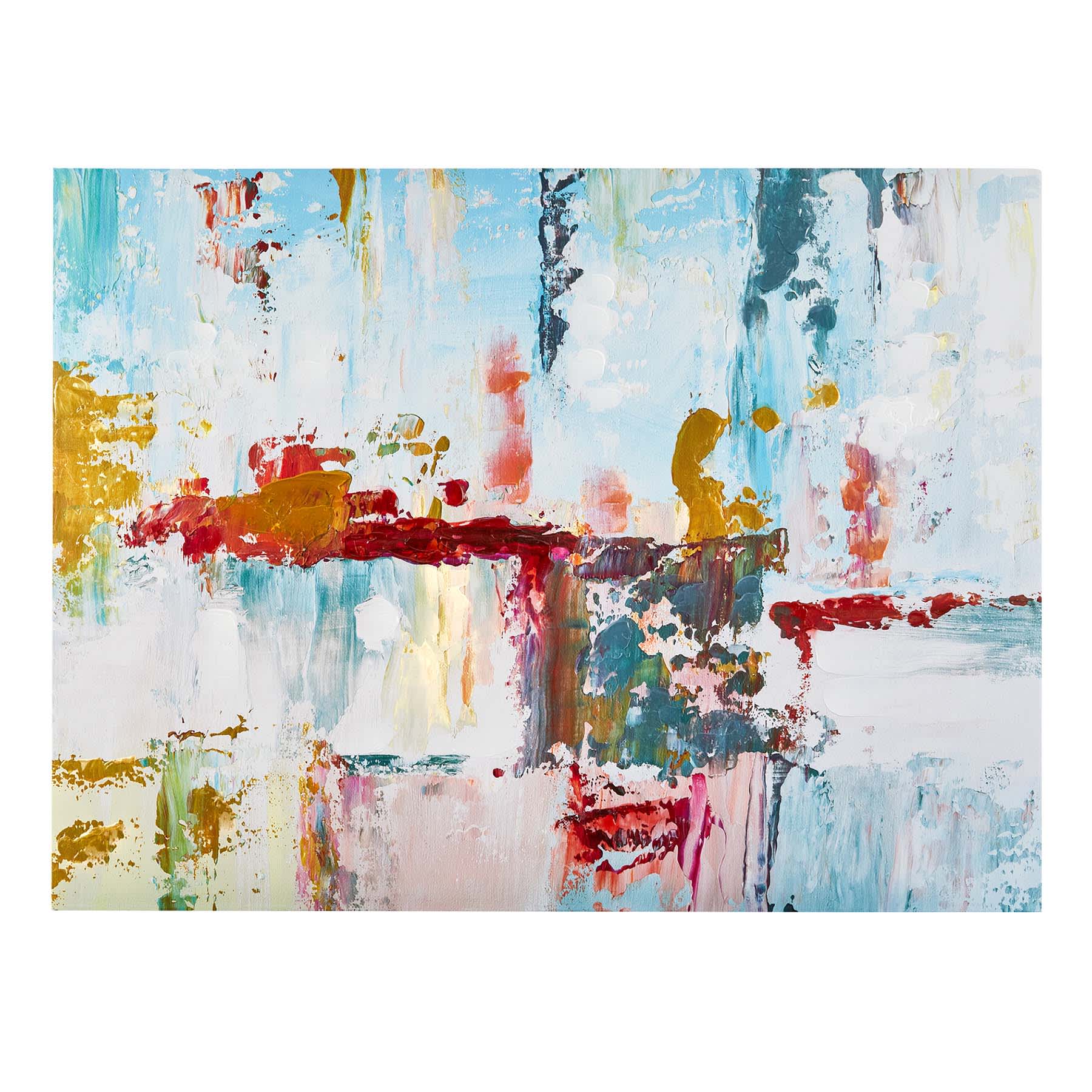 Colorful Abstract Canvas Wall Art, 40x30