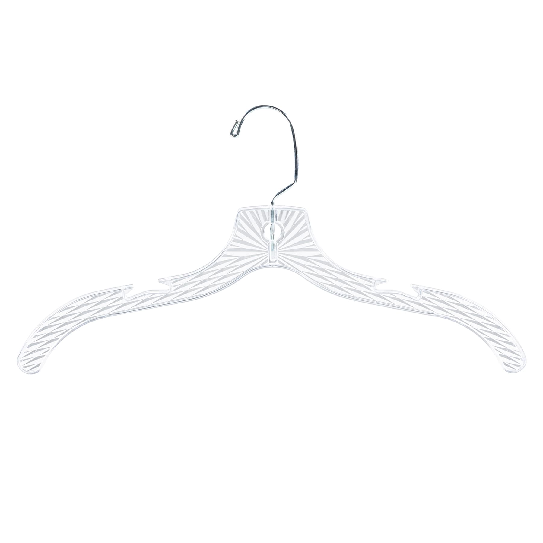 5-Piece Blouse Hangers, Crystal