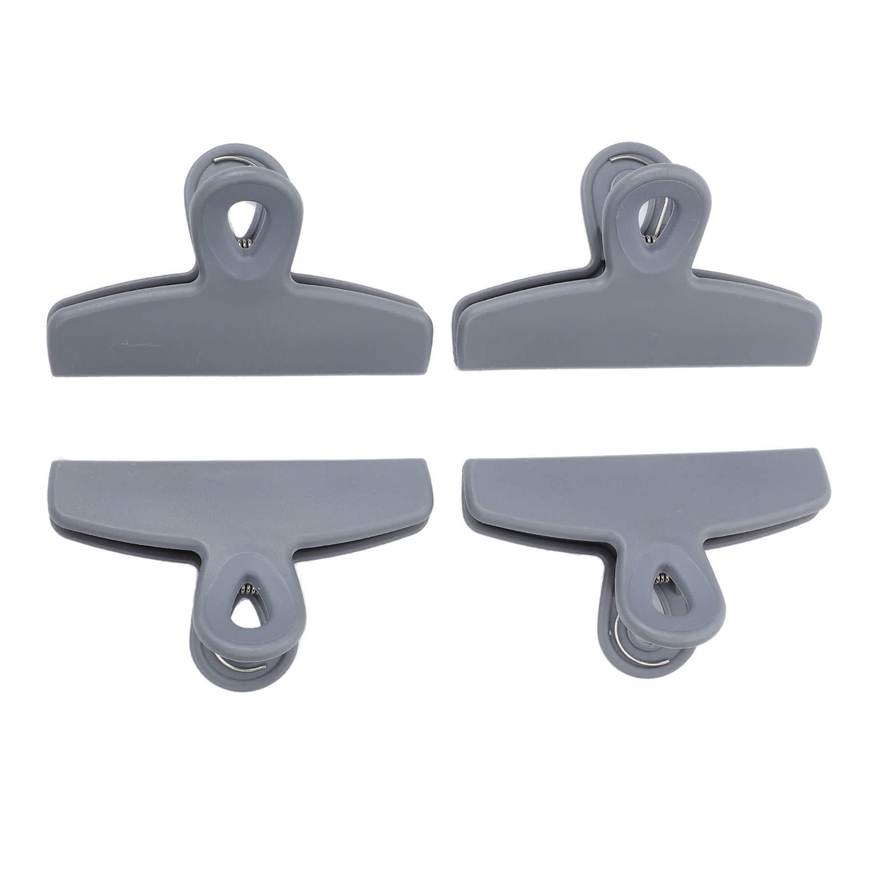 4-Piece Bag Clip Set, Grey