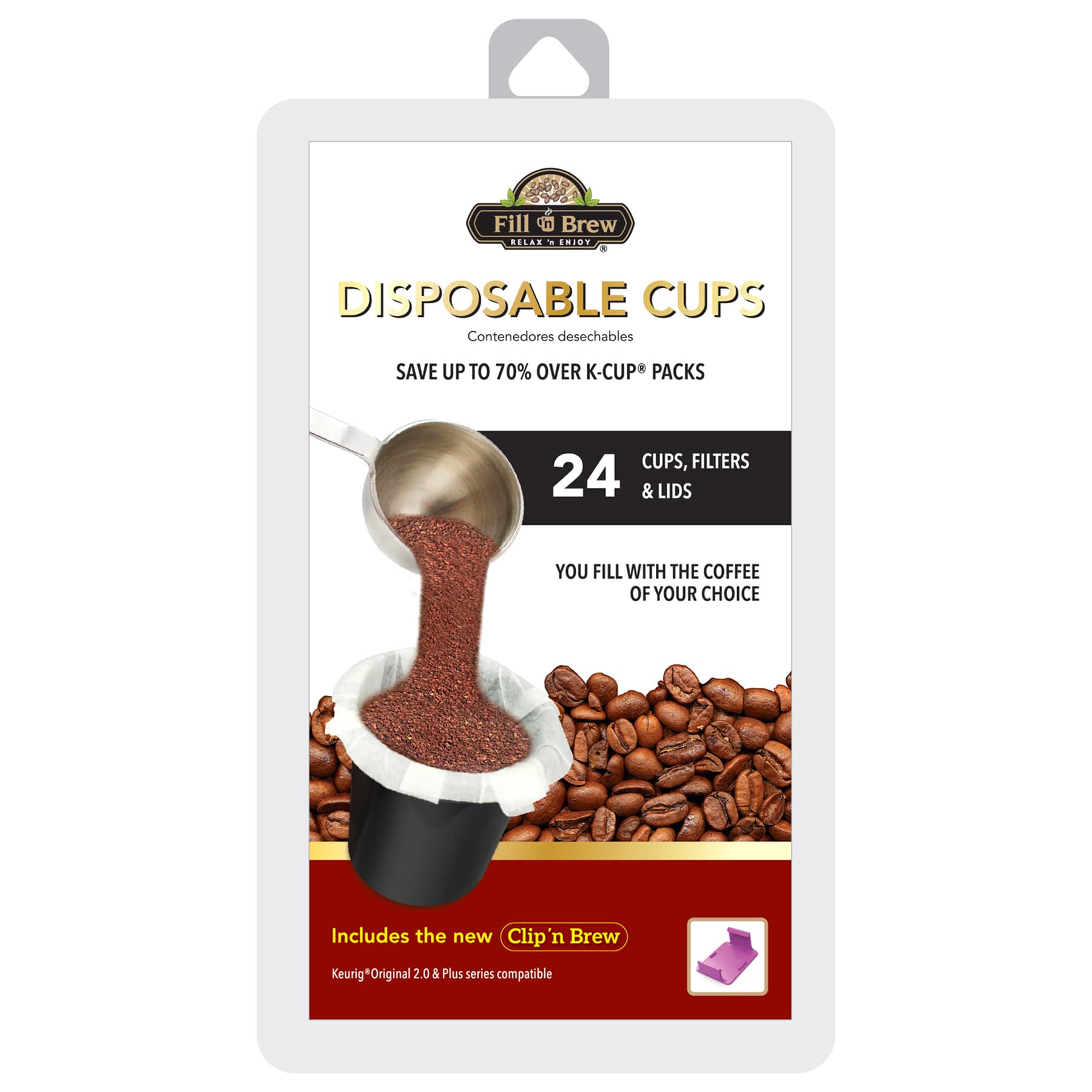 Fill 'n Brew 24-Pack Disposable K-Cups
