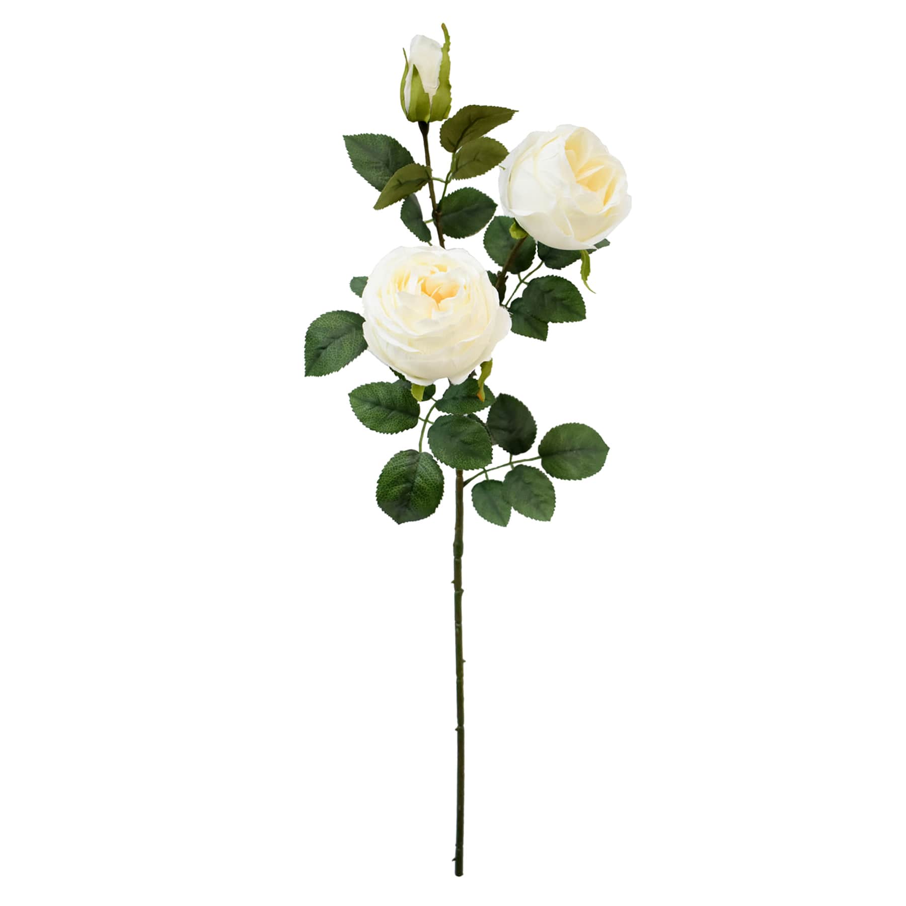Willow Crossley Coconut Milk Rose Floral Stem, 27"