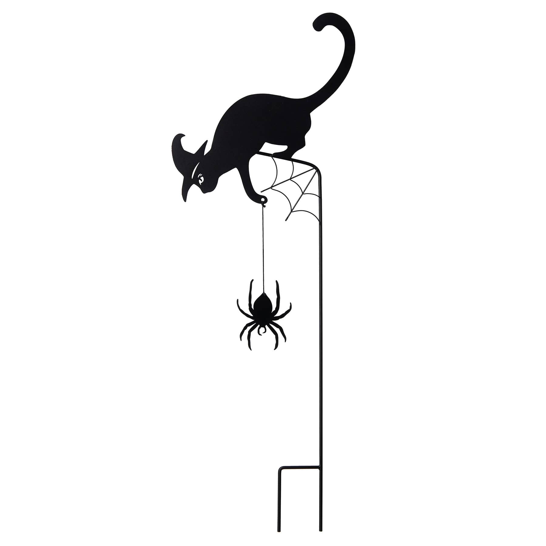 Spellbound Cat Silhouette Yardstake, 36"