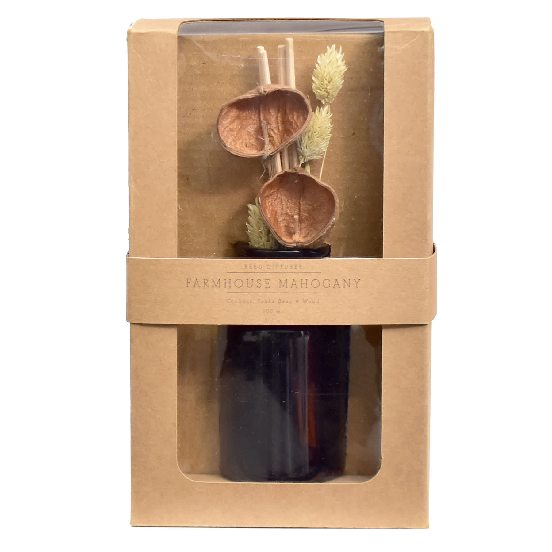 Honeybloom Farmhouse Mahogany Scented Reed Diffuser