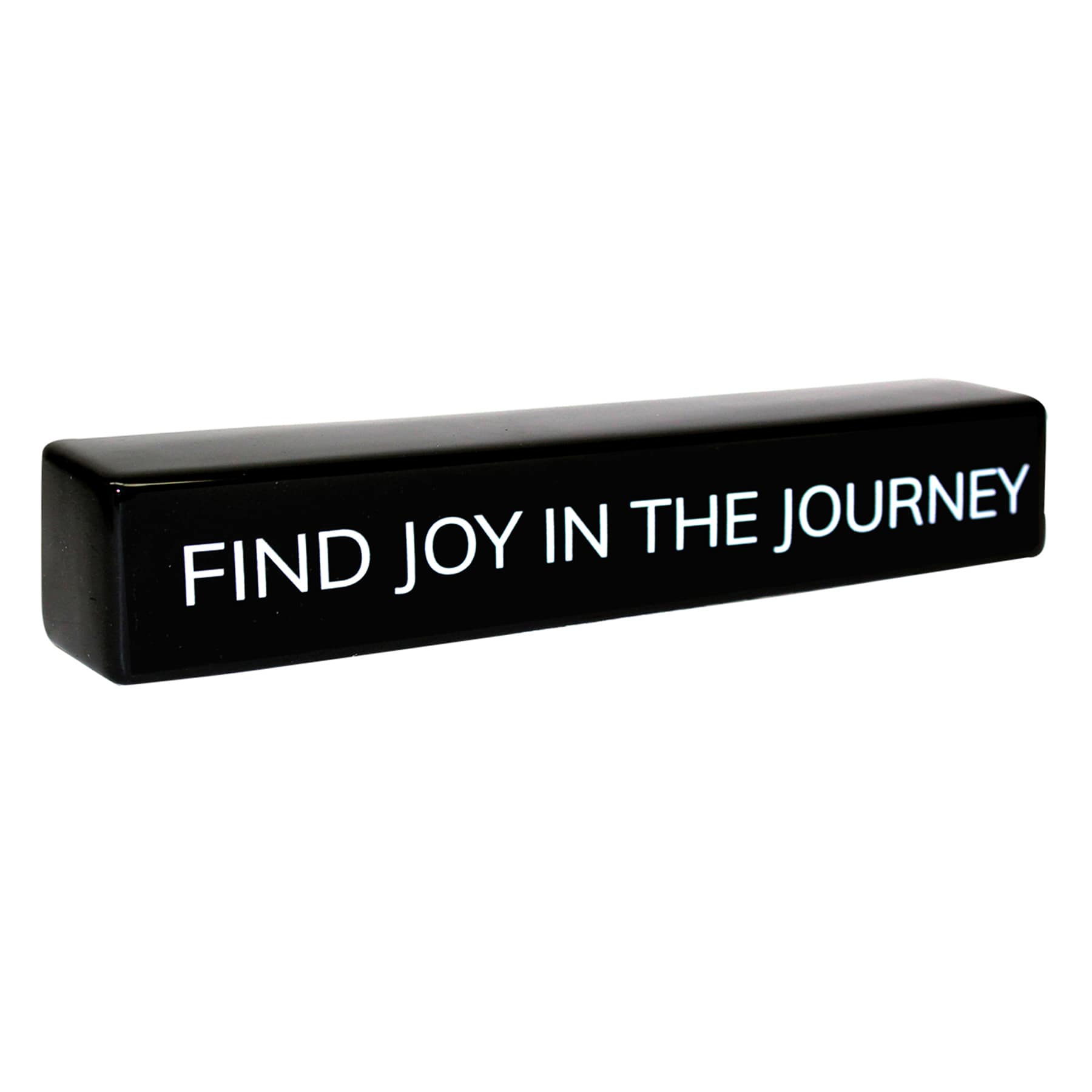 Find Joy In The Journey Block Sign, 12x2