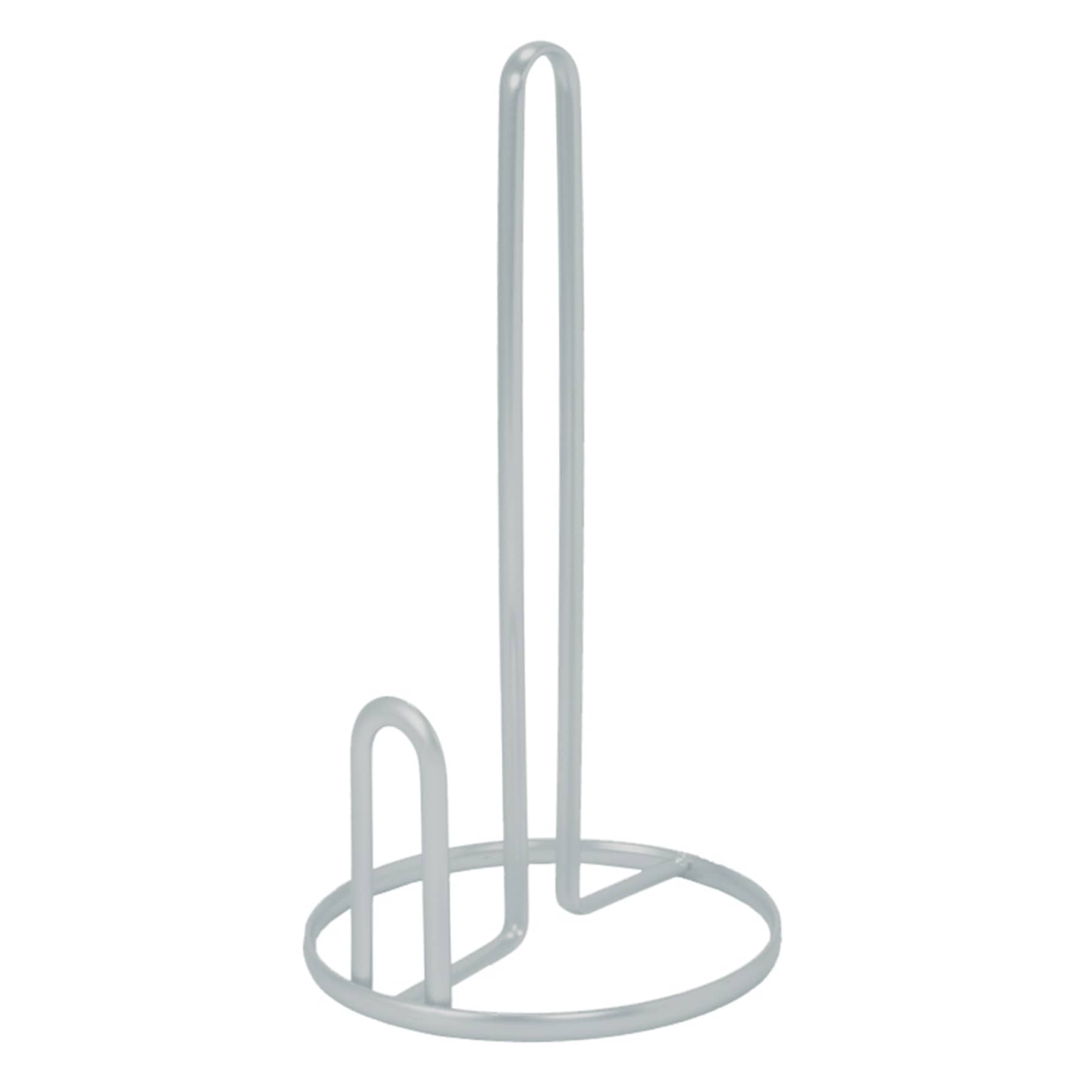 Grey Metal Paper Towel Holder