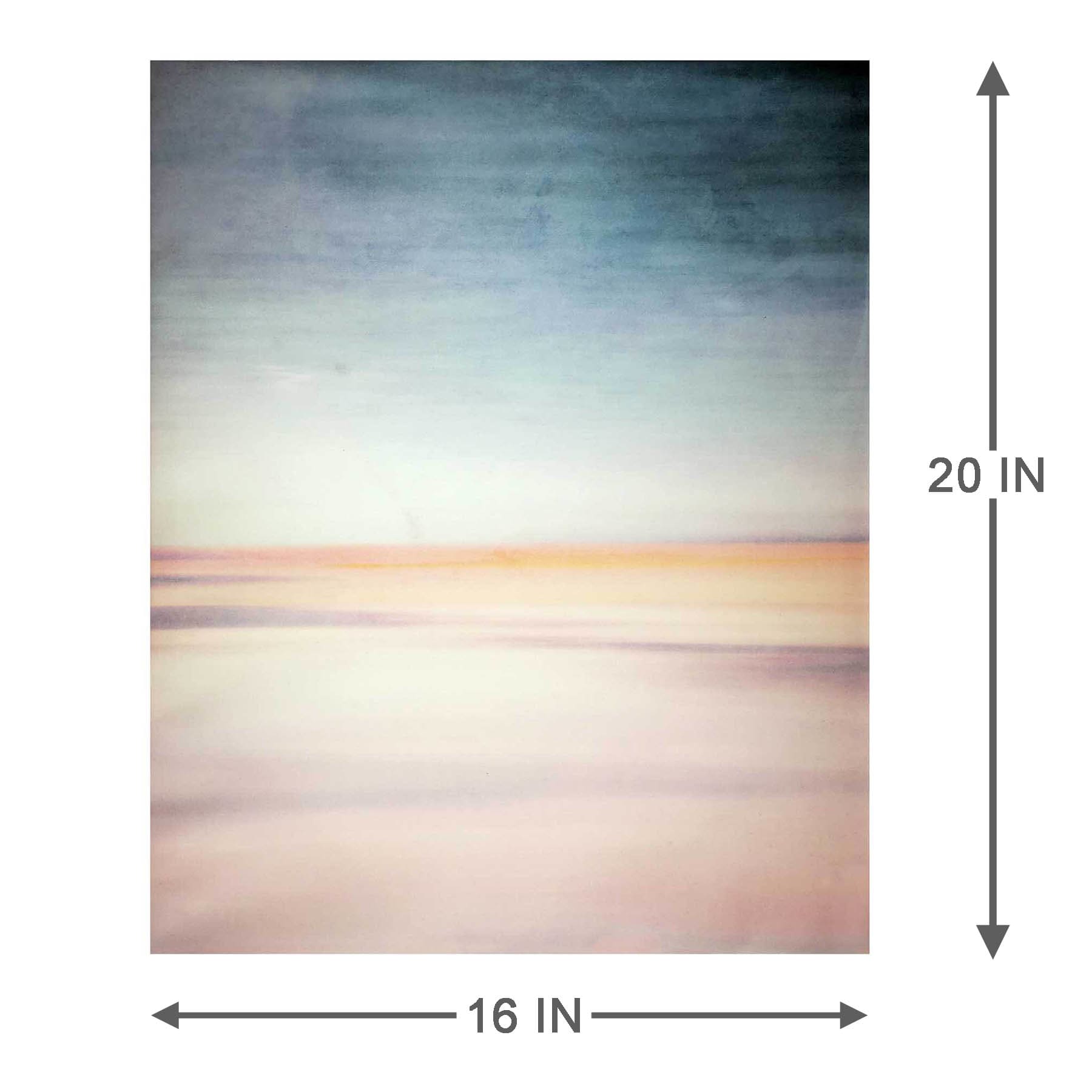 Serene Sea Canvas Wall Art, 16x20