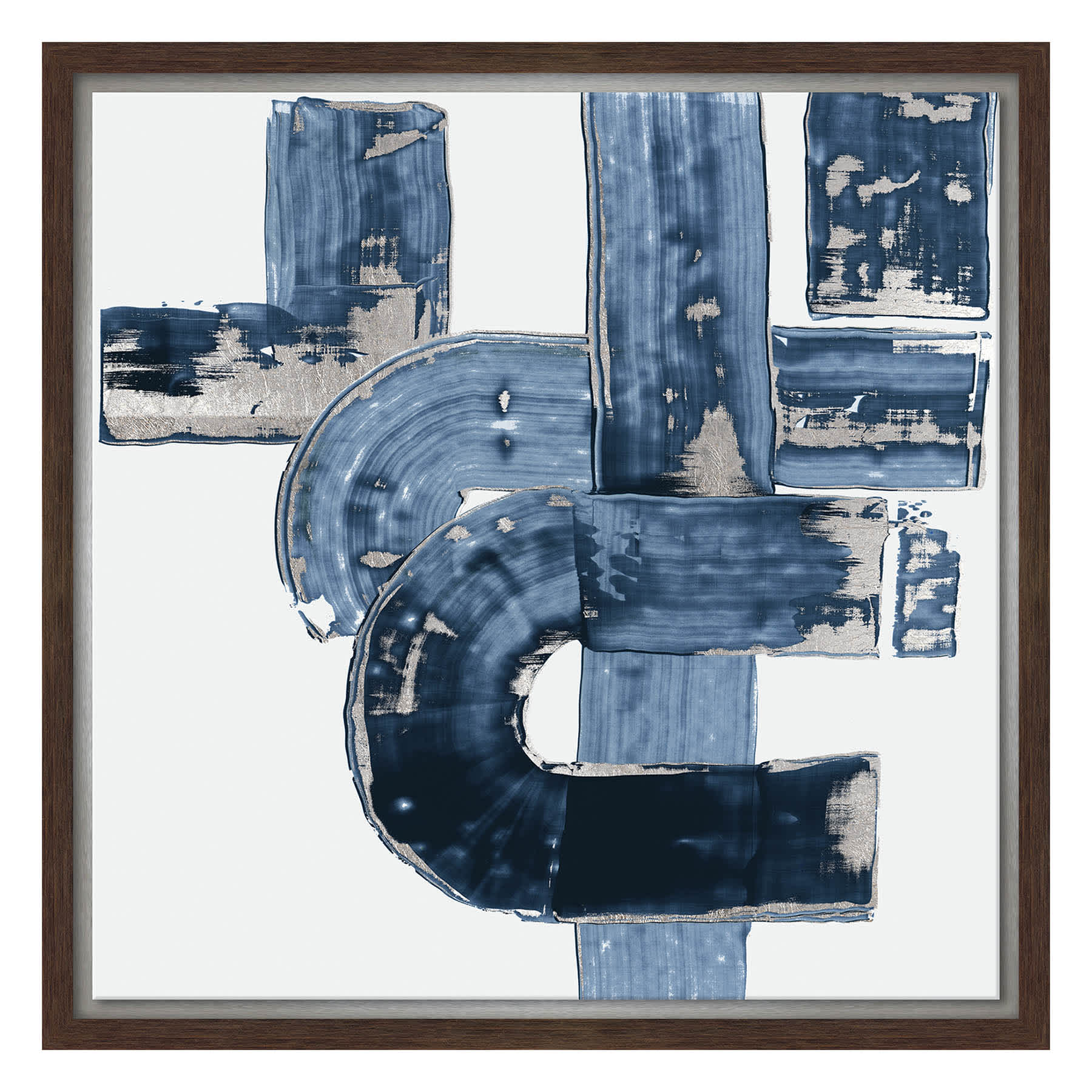 Crosby St. Framed Abstract Canvas Wall Art, 40"