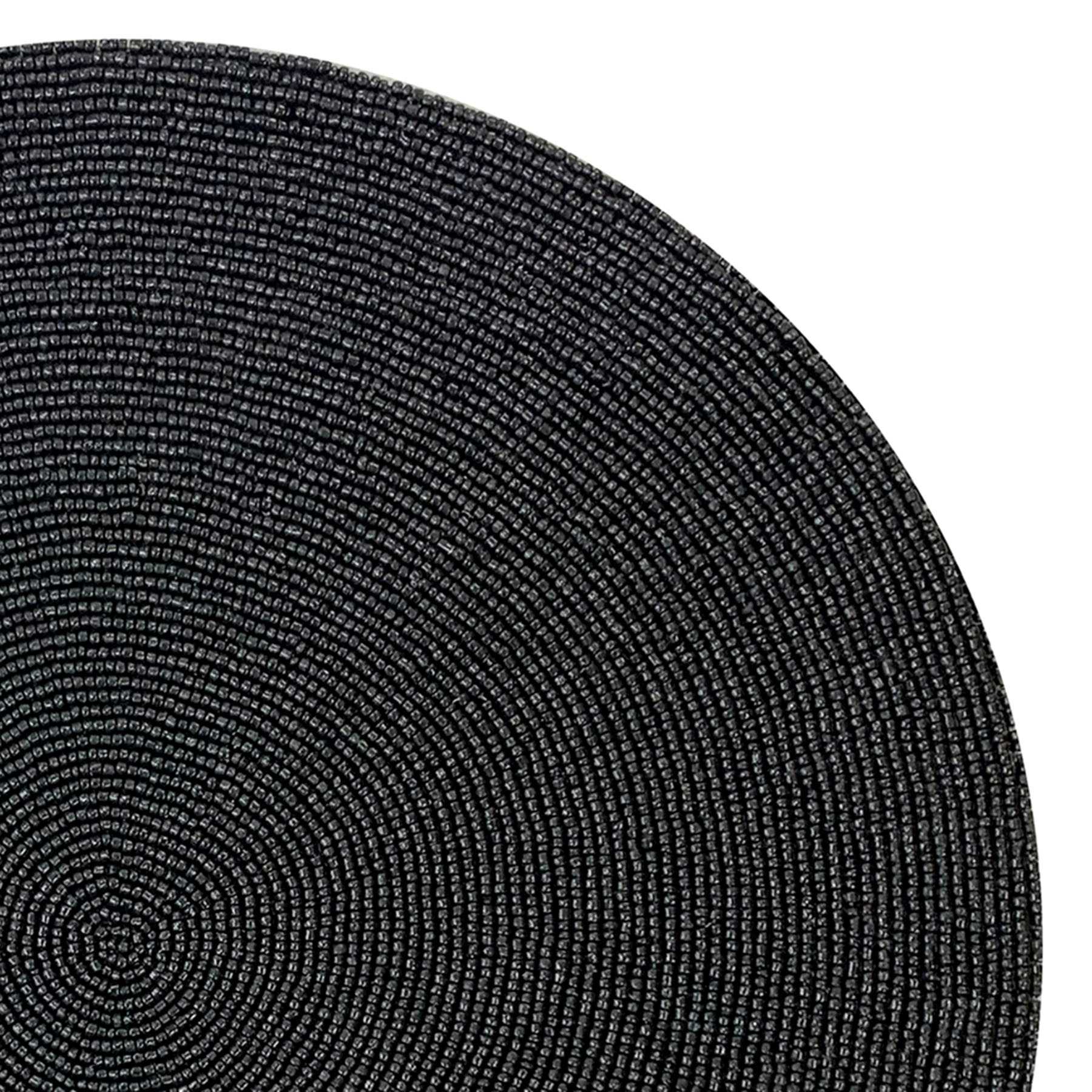 Providence Black Beaded Placemat