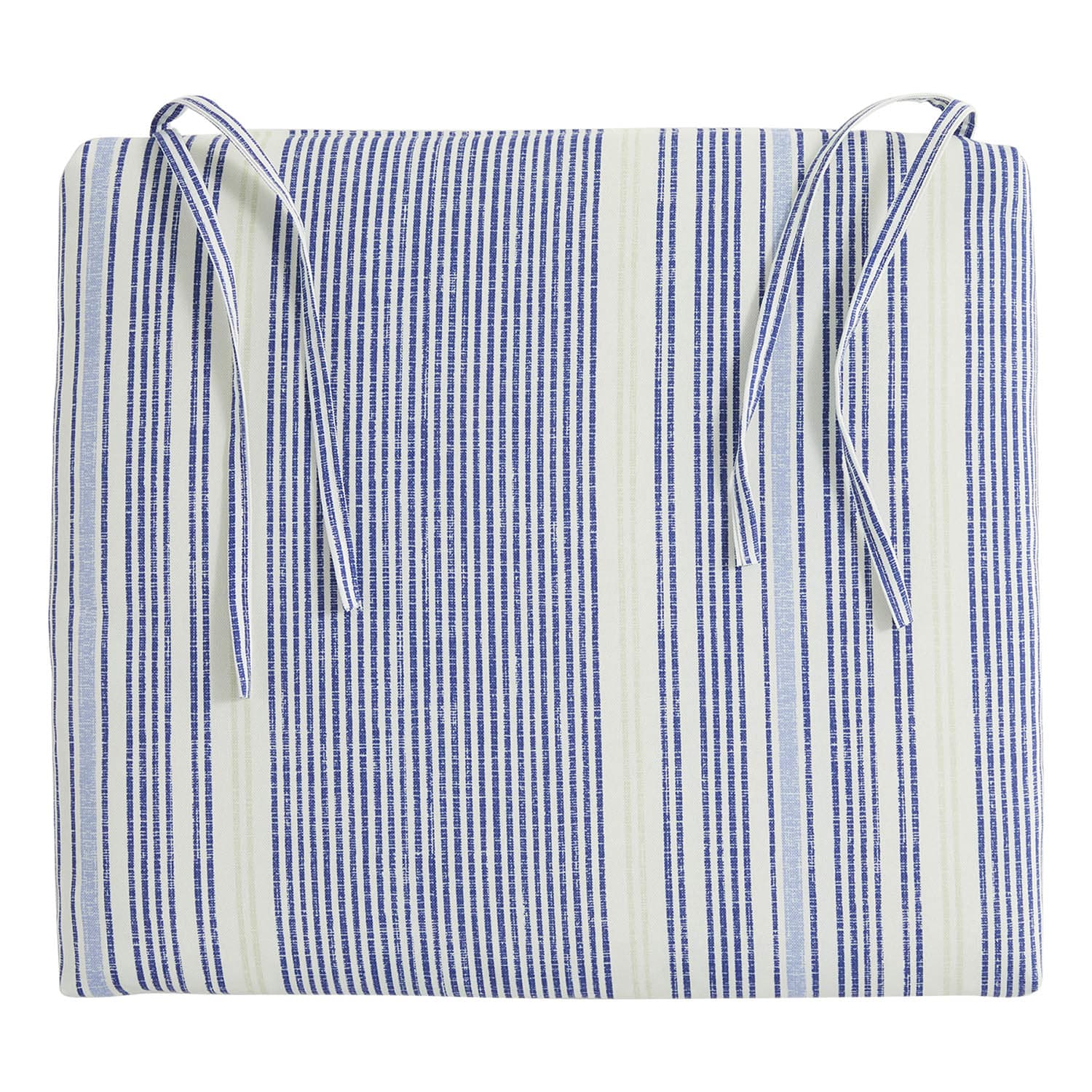 Calisto Pinstripe Outdoor Square Seat Cushion