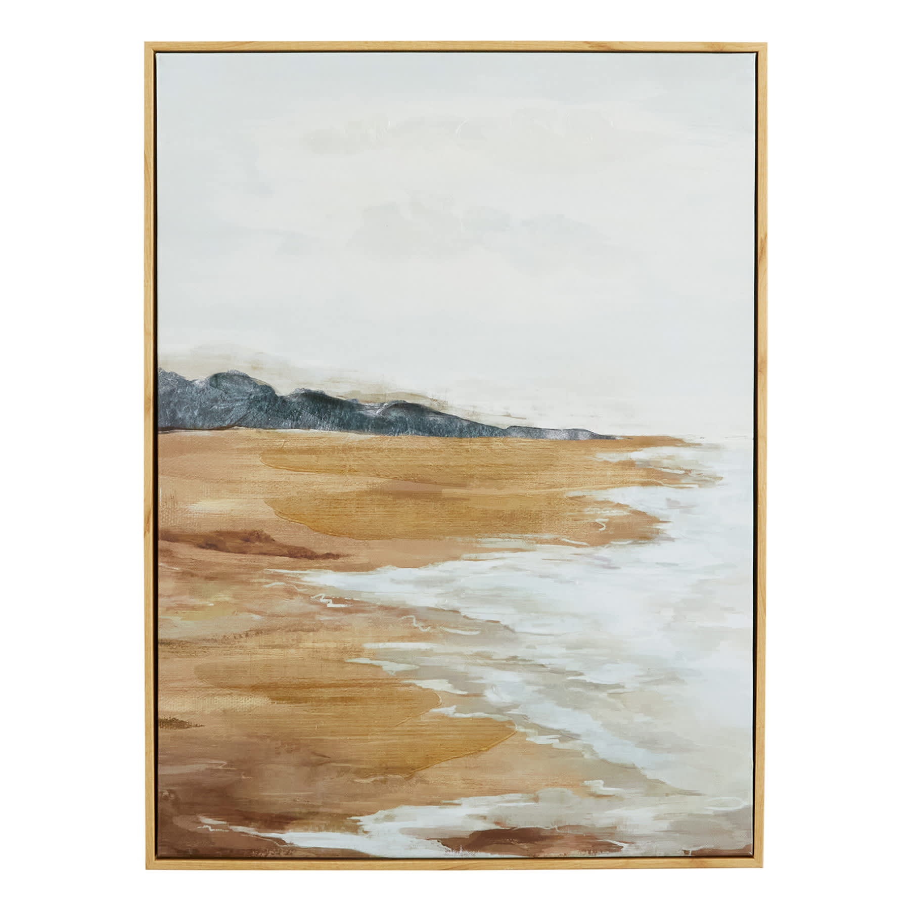 Ty Pennington Framed Shore Canvas Wall Art, 18x24