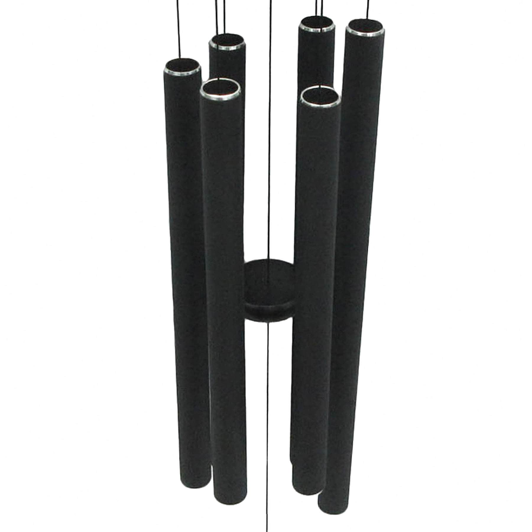 Tuned Black Metal Wind Chime, 39"