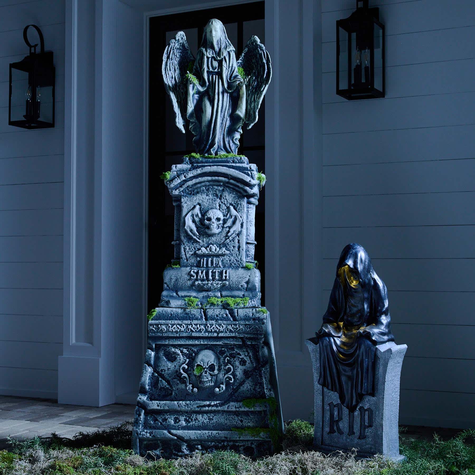 Angel Tombstone Blow Mold, 68"