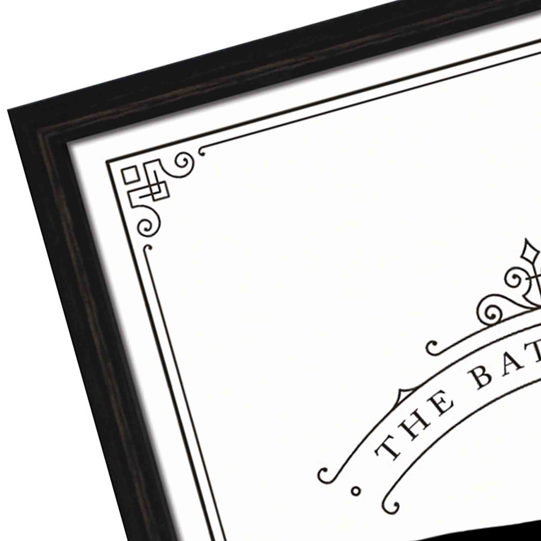 Framed The Bath House Wall Decor, 11x14