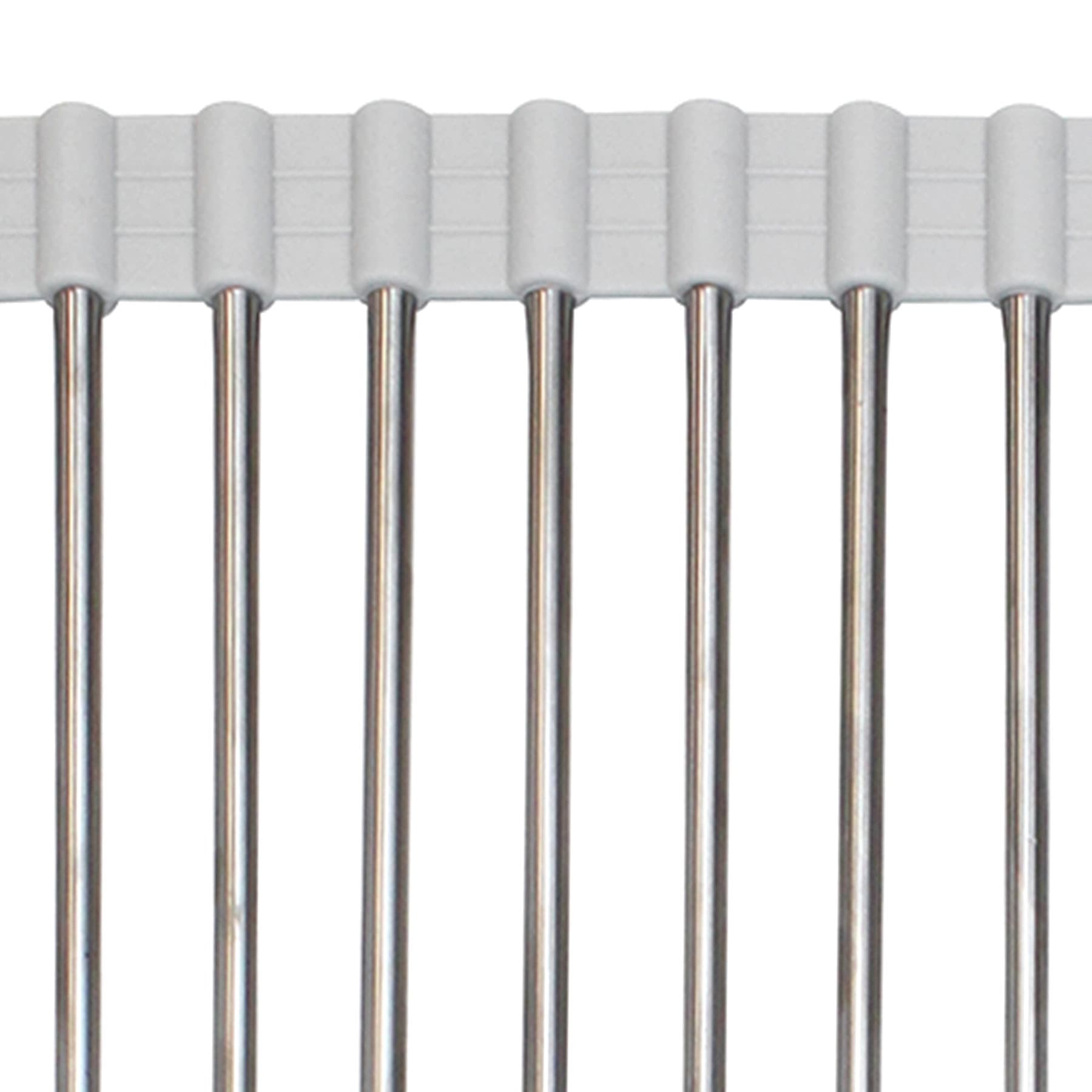 Over The Sink Roll Up Drying Rack, Grey