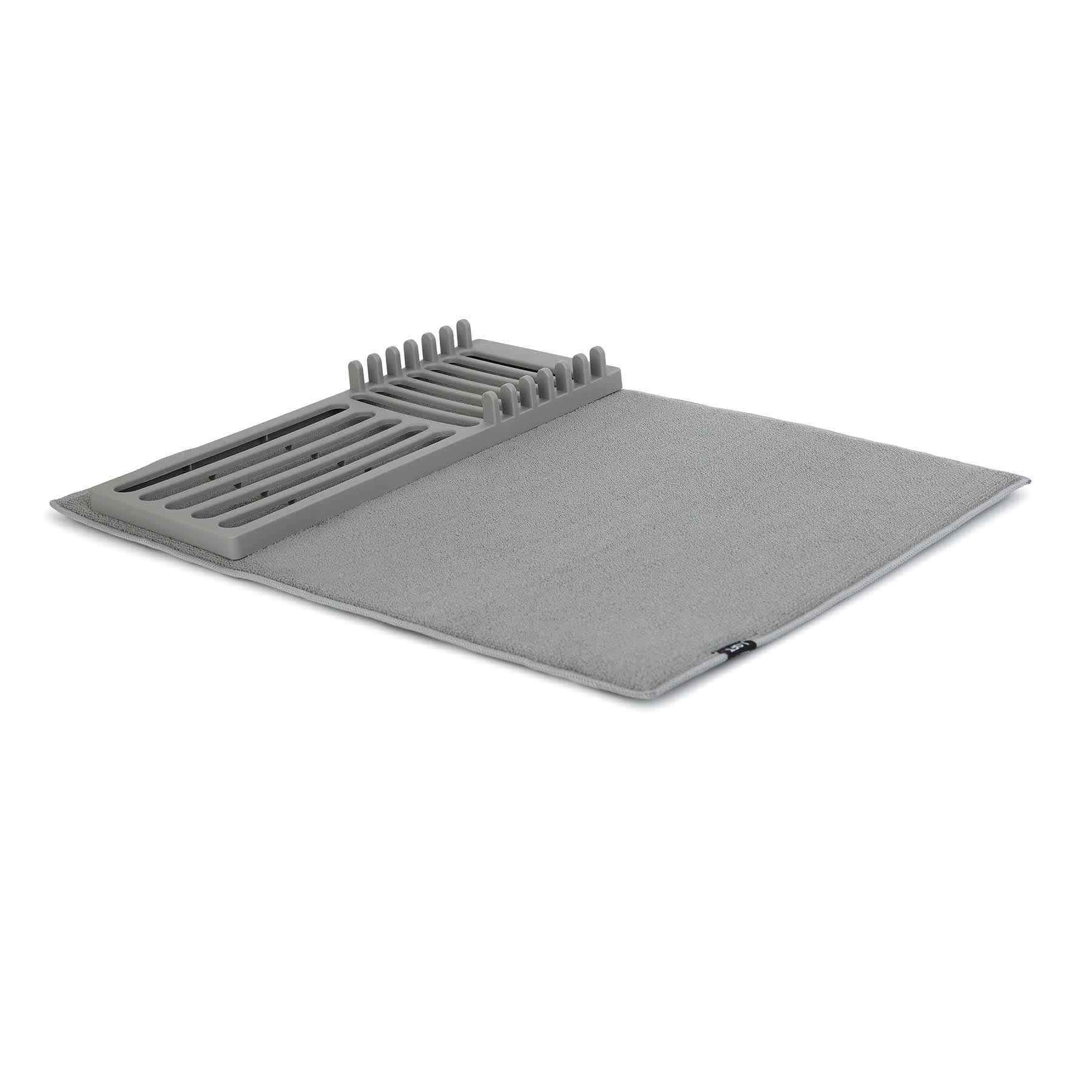 Savvy Drying Mat With Rack Dark Grey