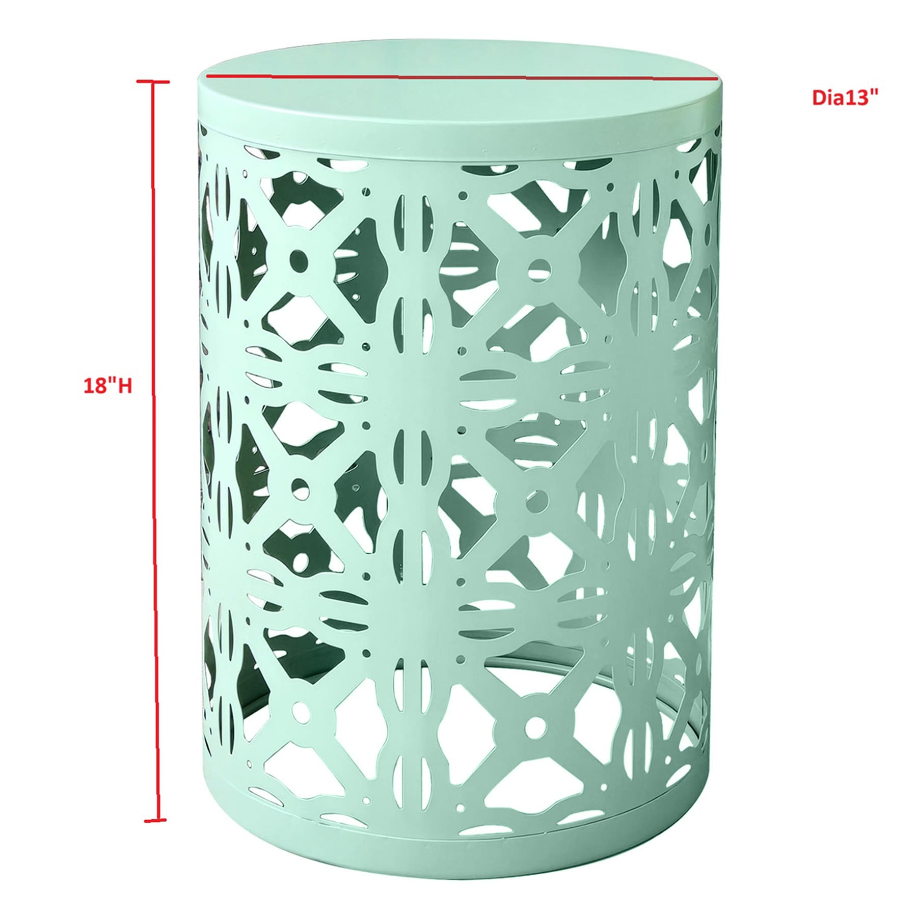 Providence Green Metal Plant Stand, 18"