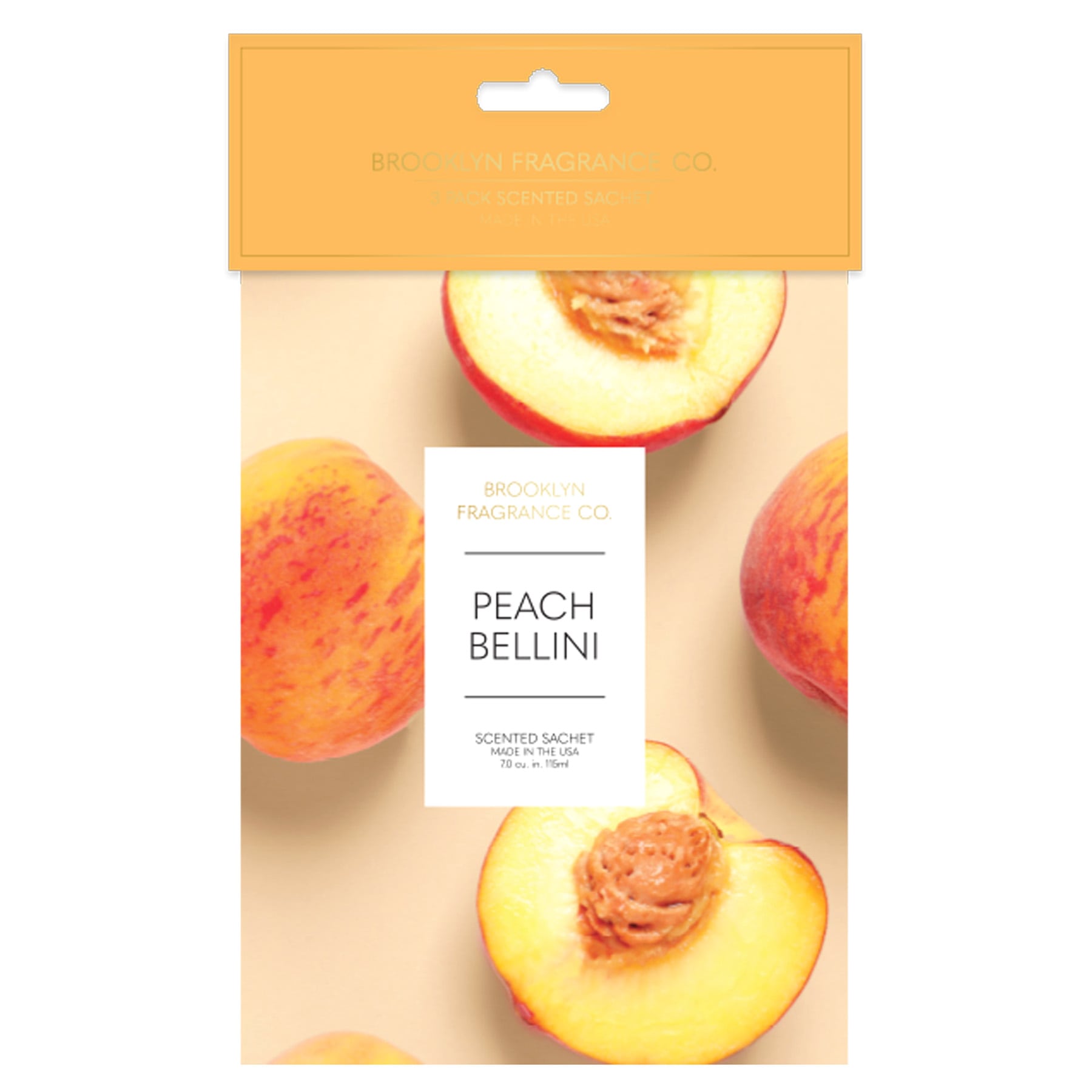 3-Pack Peach Bellini Scented Sachets