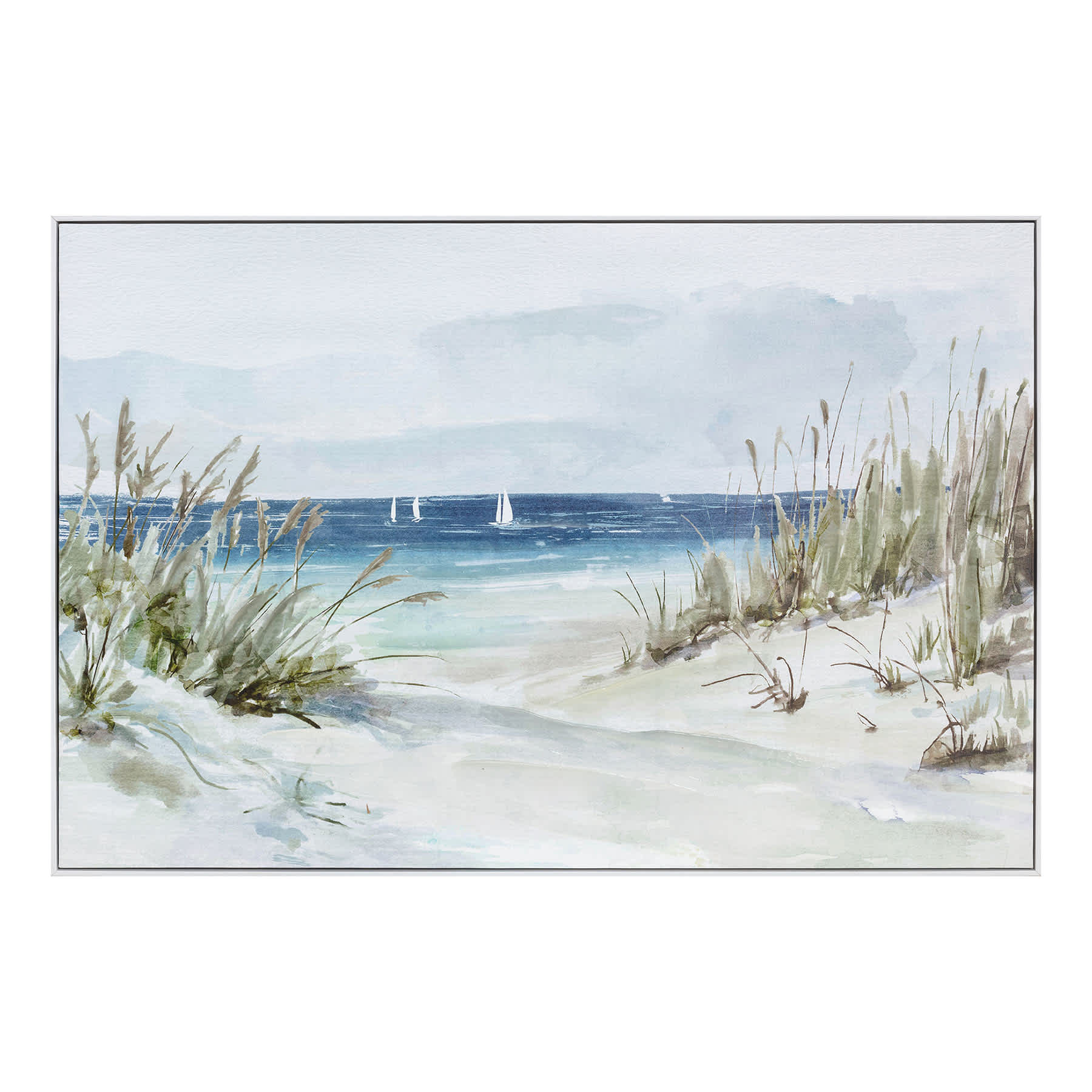 Ty Pennington Framed Coastal Canvas Wall Art, 36x24